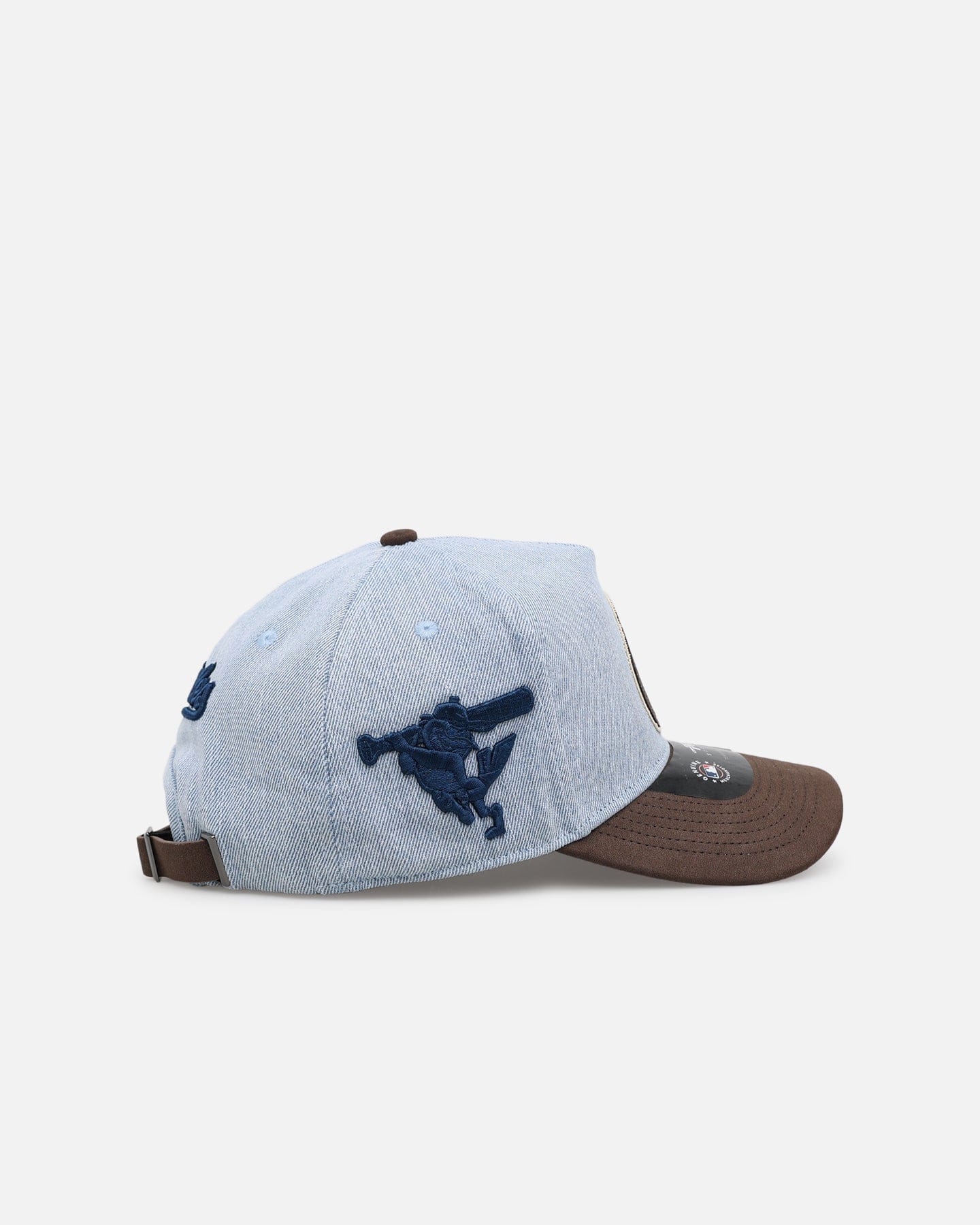 PRO Standard Baltimore Orioles Denim Suede Pro Pinch Strapback Denim