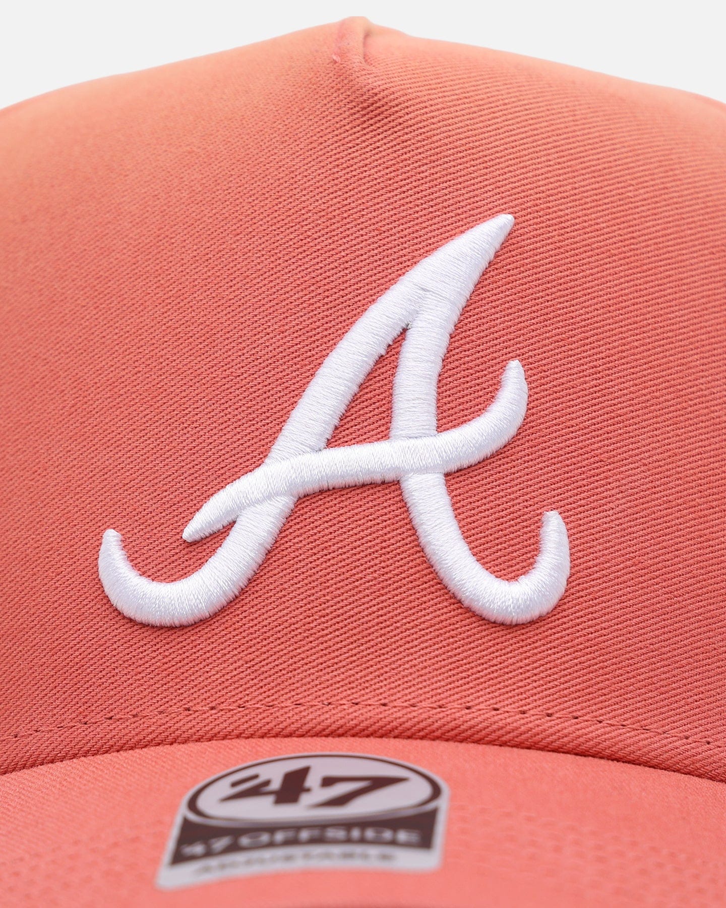 47 Brand Atlanta Braves Sun Fade in 47 Offside Snapback Island Red