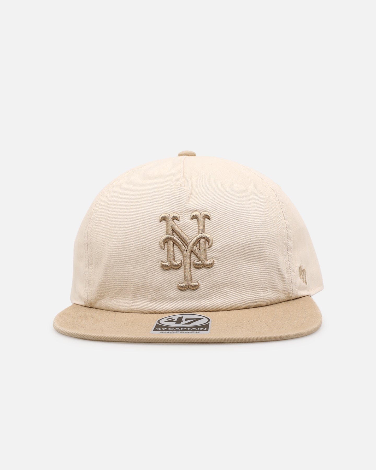 47 Brand New York Mets Natural 47 Captain Snapback Natural