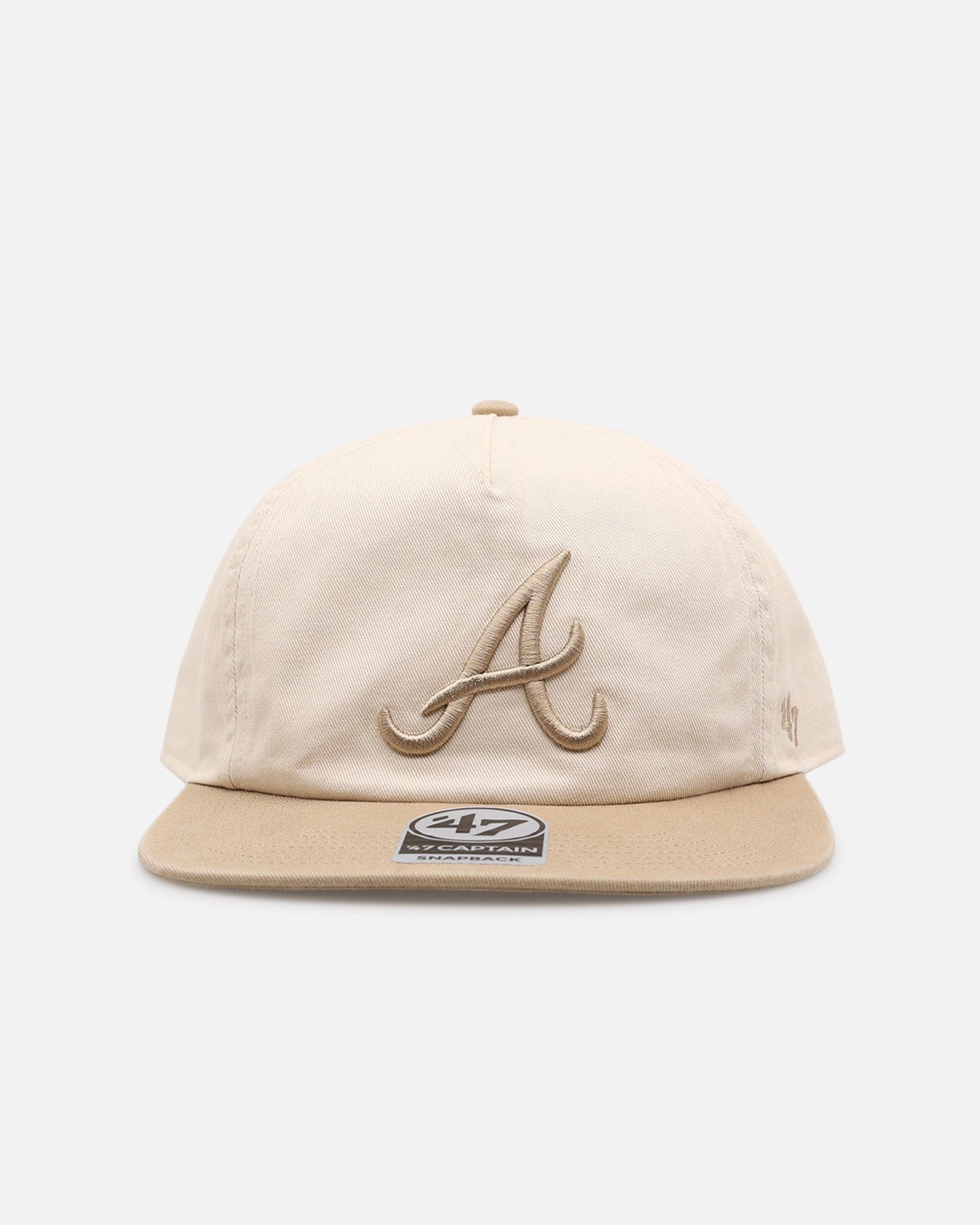 47 Brand Atlanta Braves Natural 47 Captain Snapback Natural