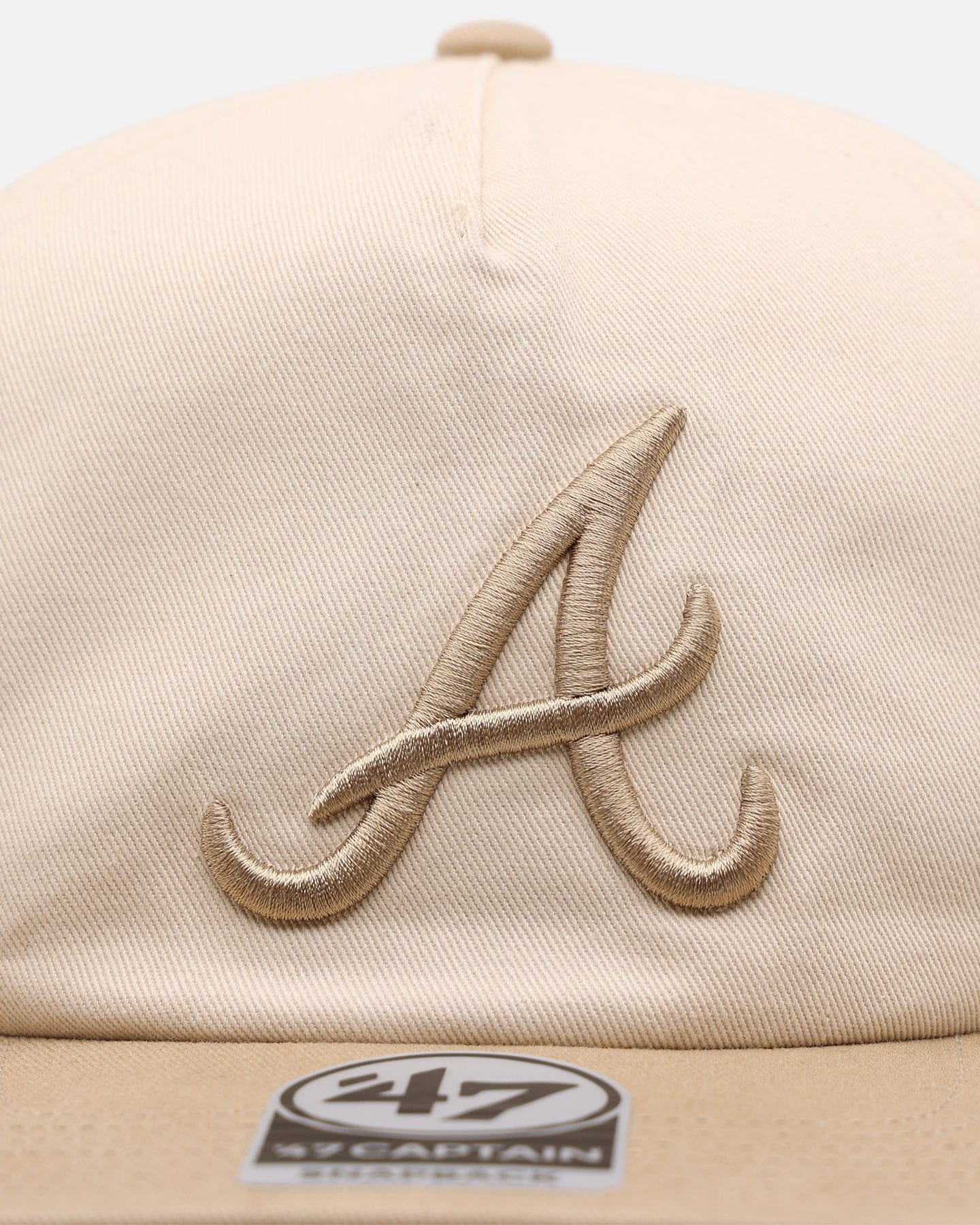 47 Brand Atlanta Braves Natural 47 Captain Snapback Natural