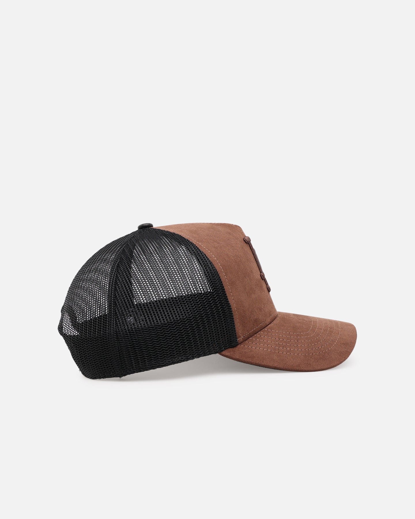 47 Brand Los Angeles Dodgers Tonal Suede '47 Offside Trucker Snapback Chocolate