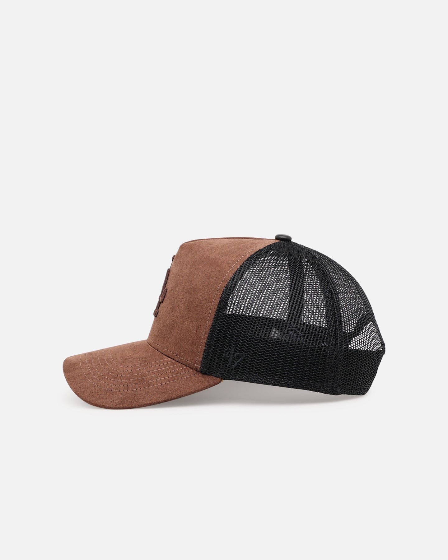 47 Brand Los Angeles Dodgers Tonal Suede '47 Offside Trucker Snapback Chocolate