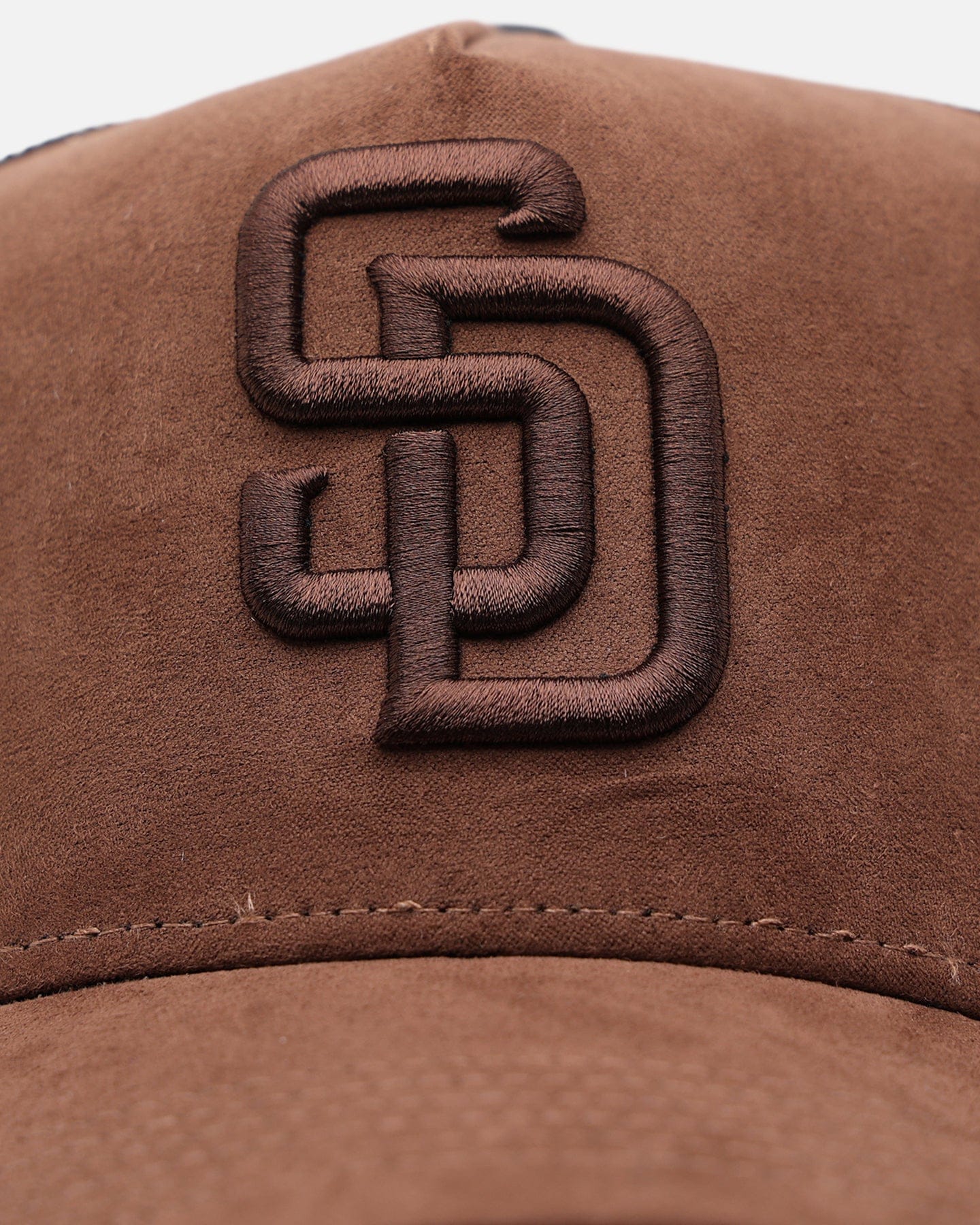 47 Brand San Diego Padres Tonal Suede '47 Offside Trucker Snapback Chocolate