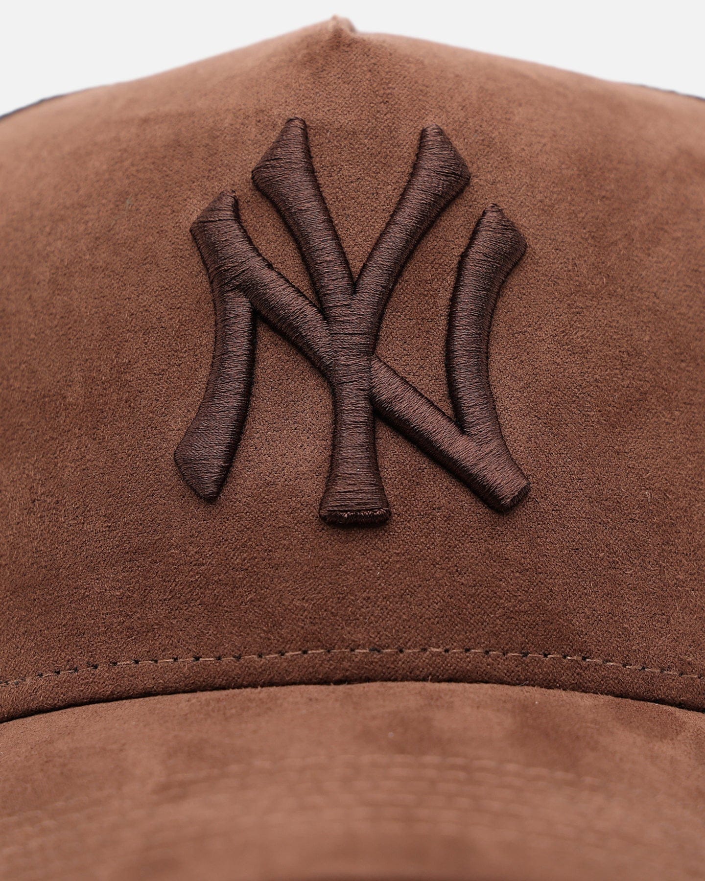 47 Brand New York Yankees Tonal Suede '47 Offside Trucker Snapback Chocolate