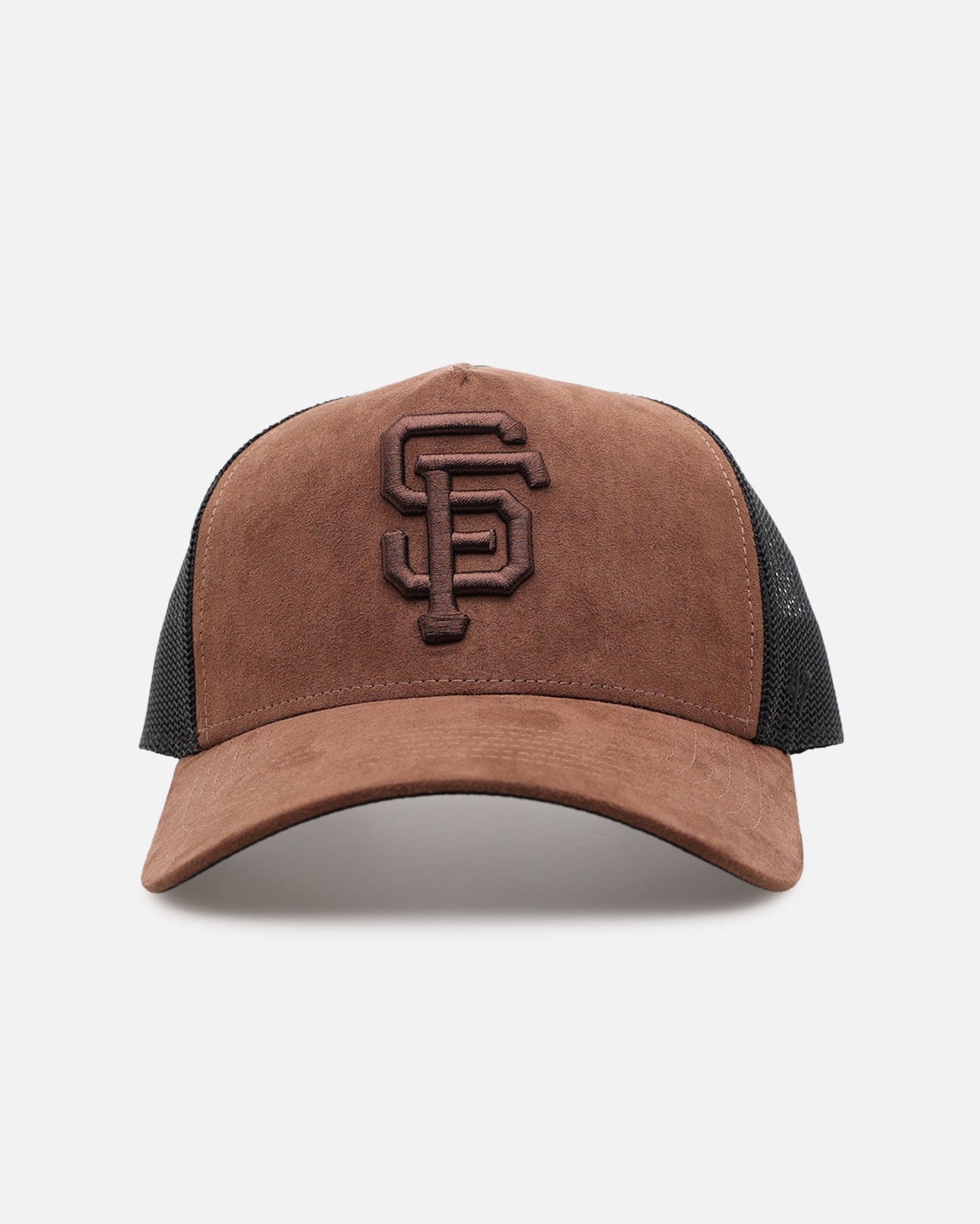 47 Brand San Francisco Giants Tonal Suede '47 Offside Trucker Snapback Chocolate
