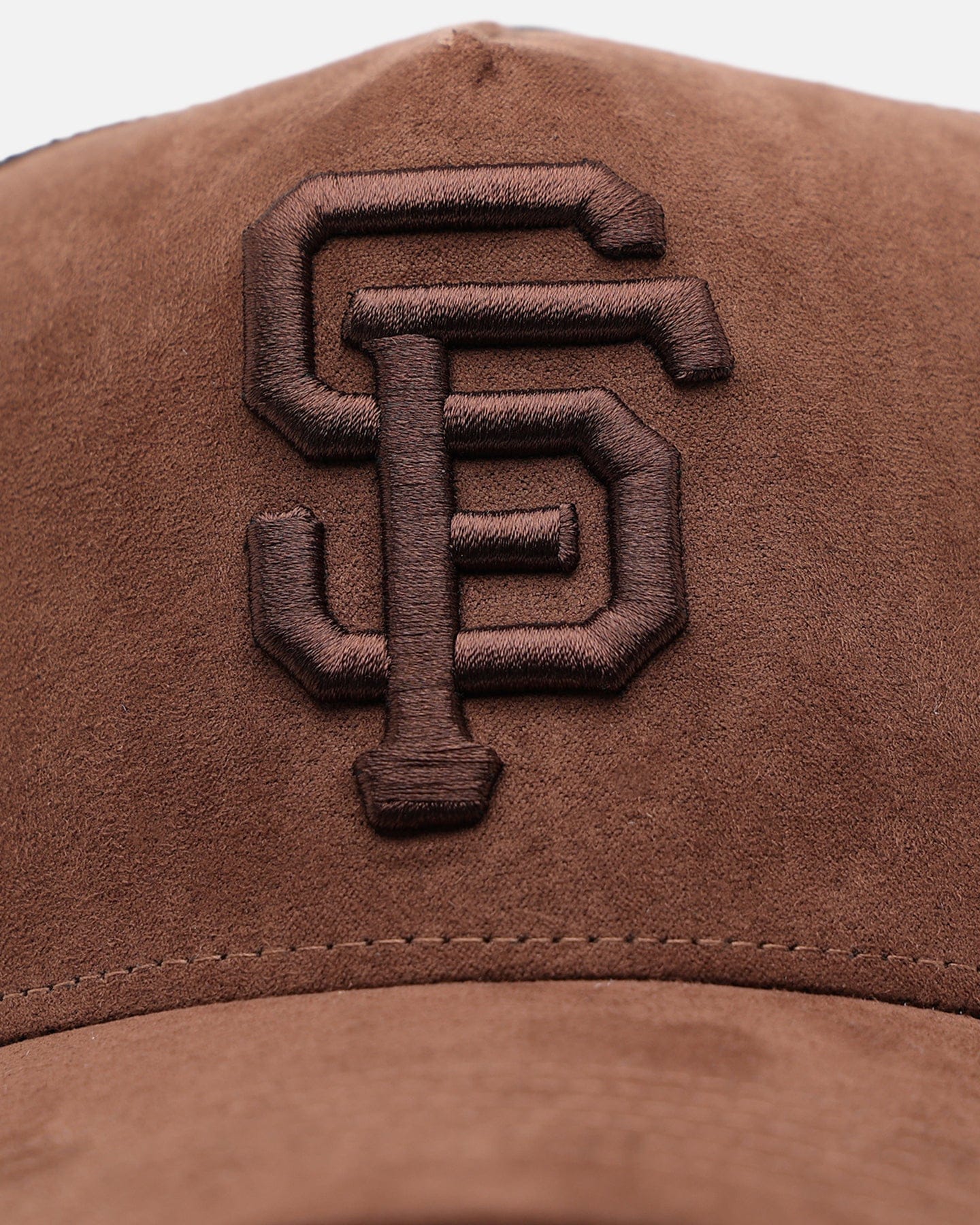 47 Brand San Francisco Giants Tonal Suede '47 Offside Trucker Snapback Chocolate