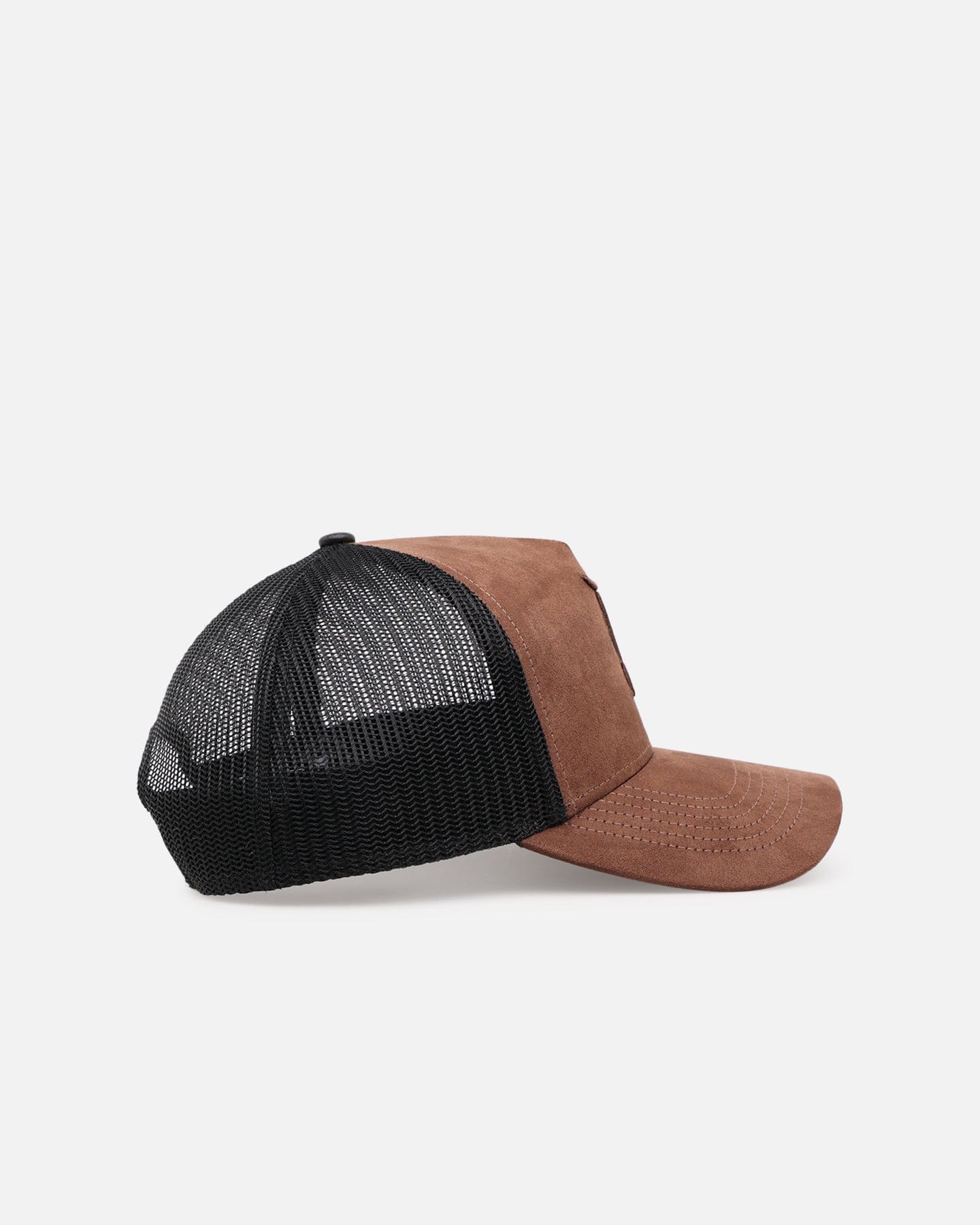 47 Brand Detroit Tigers Tonal Suede '47 Offside Trucker Snapback Chocolate