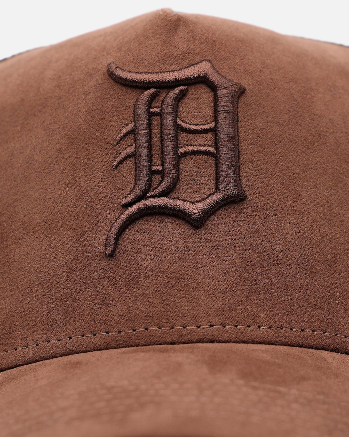 47 Brand Detroit Tigers Tonal Suede '47 Offside Trucker Snapback Chocolate