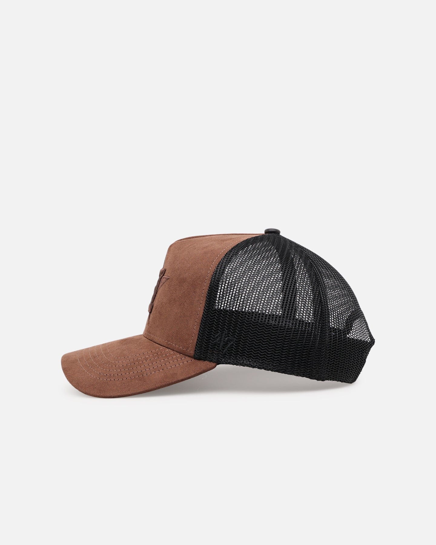 47 Brand Houston Astros Tonal Suede '47 Offside Trucker Snapback Chocolate