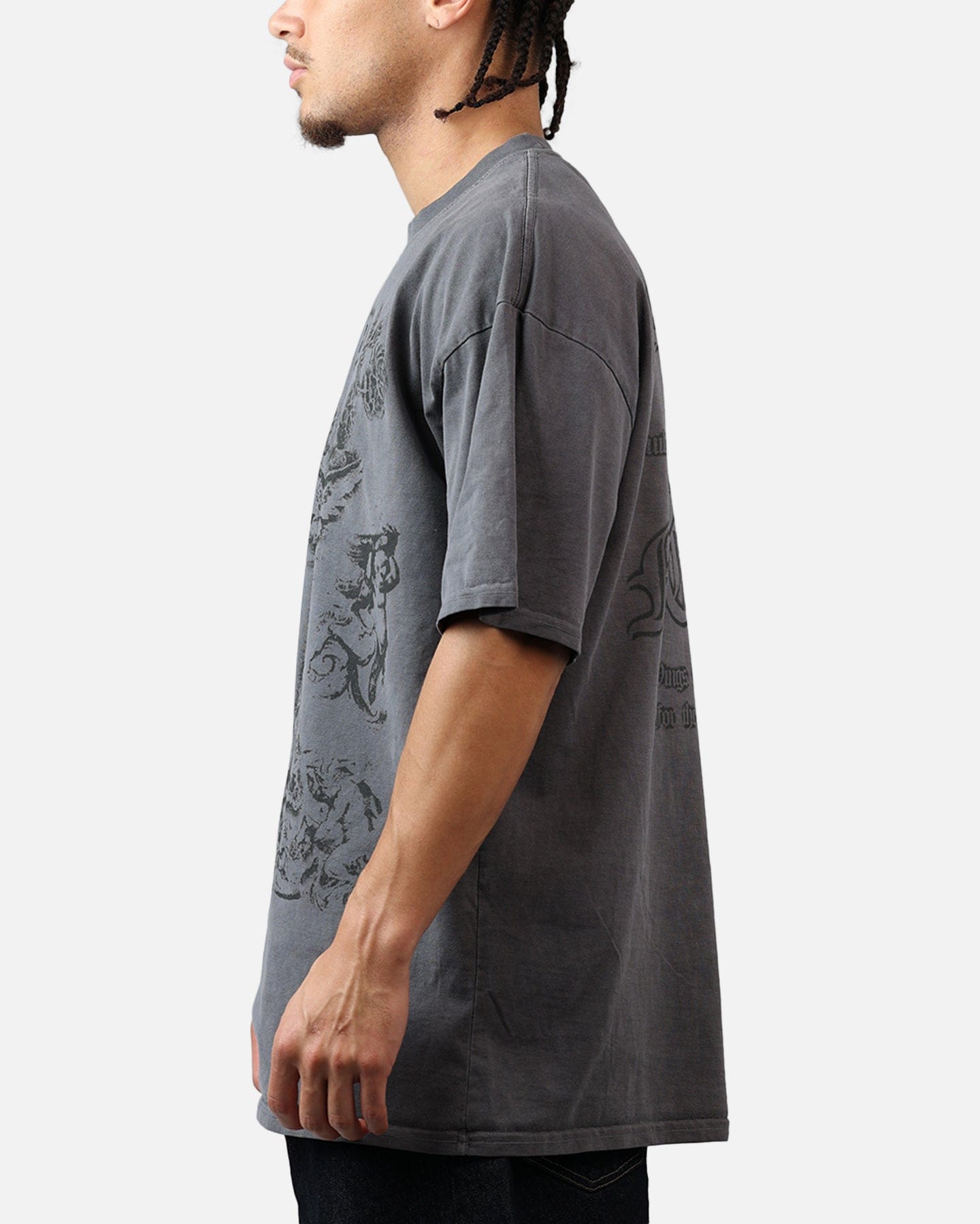 Saint Morta Holy Ghost T - Shirt Washed Charcoal