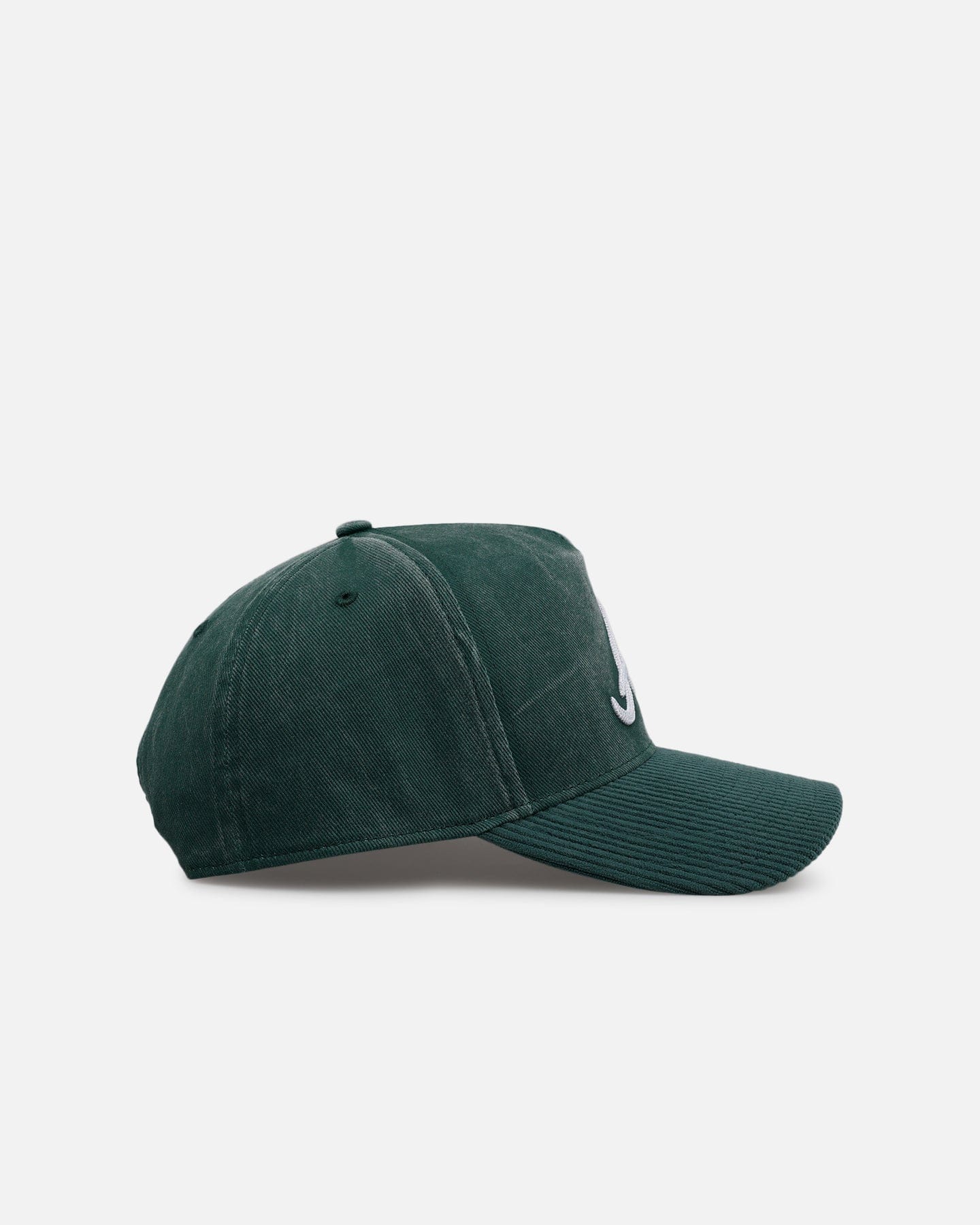 47 Brand Atlanta Braves Apollo Cord Dark Green 47 Offside Snapback Dark Green