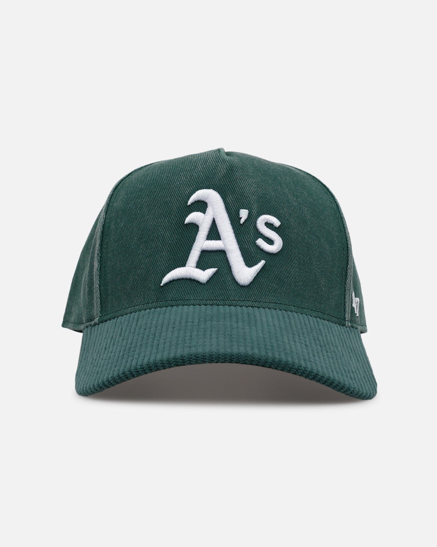 47 Brand Oakland Athletics Apollo Cord Dark Green 47 Offside Snapback Dark Green