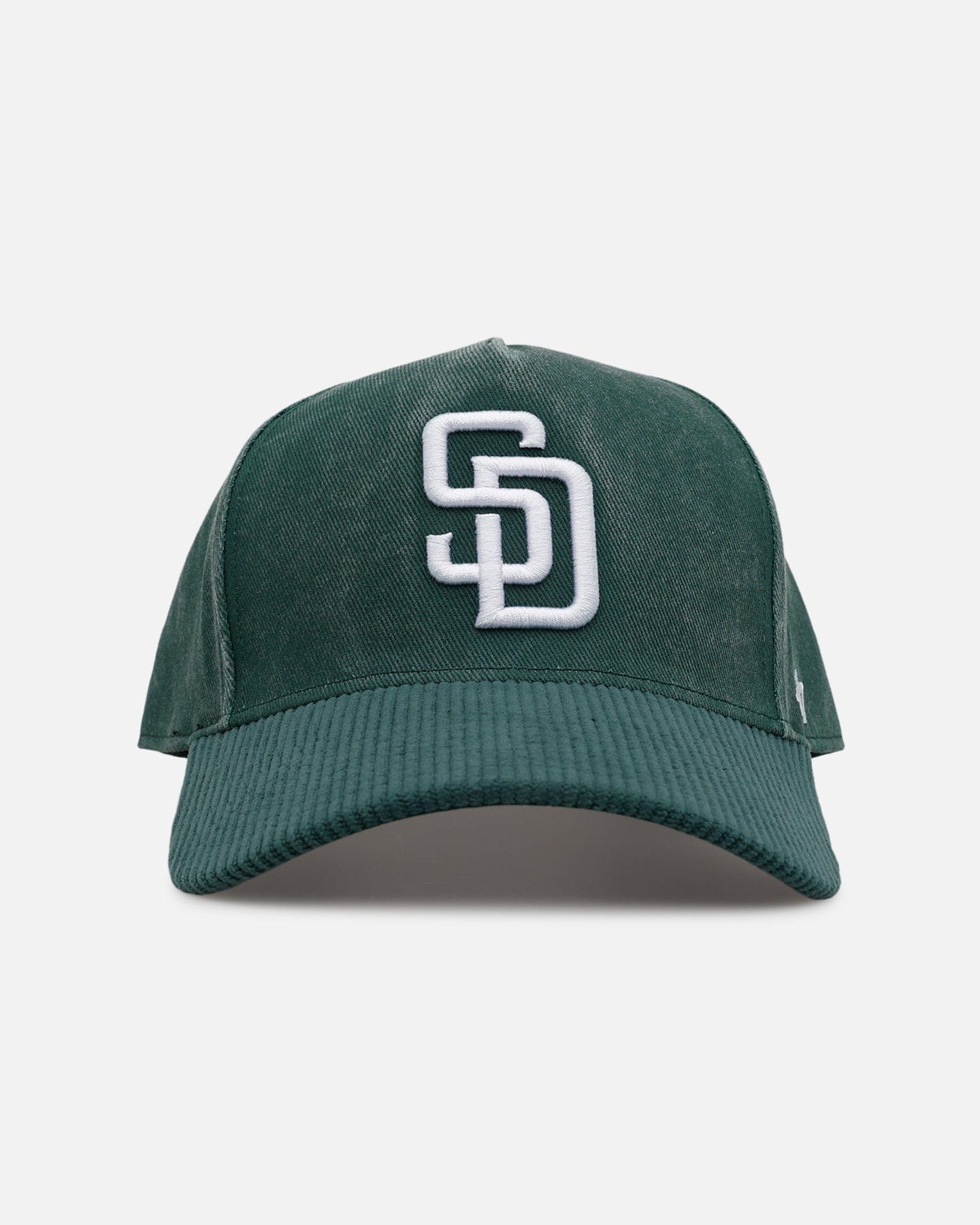47 Brand San Diego Padres Apollo Cord Dark Green 47 Offside Snapback Dark Green