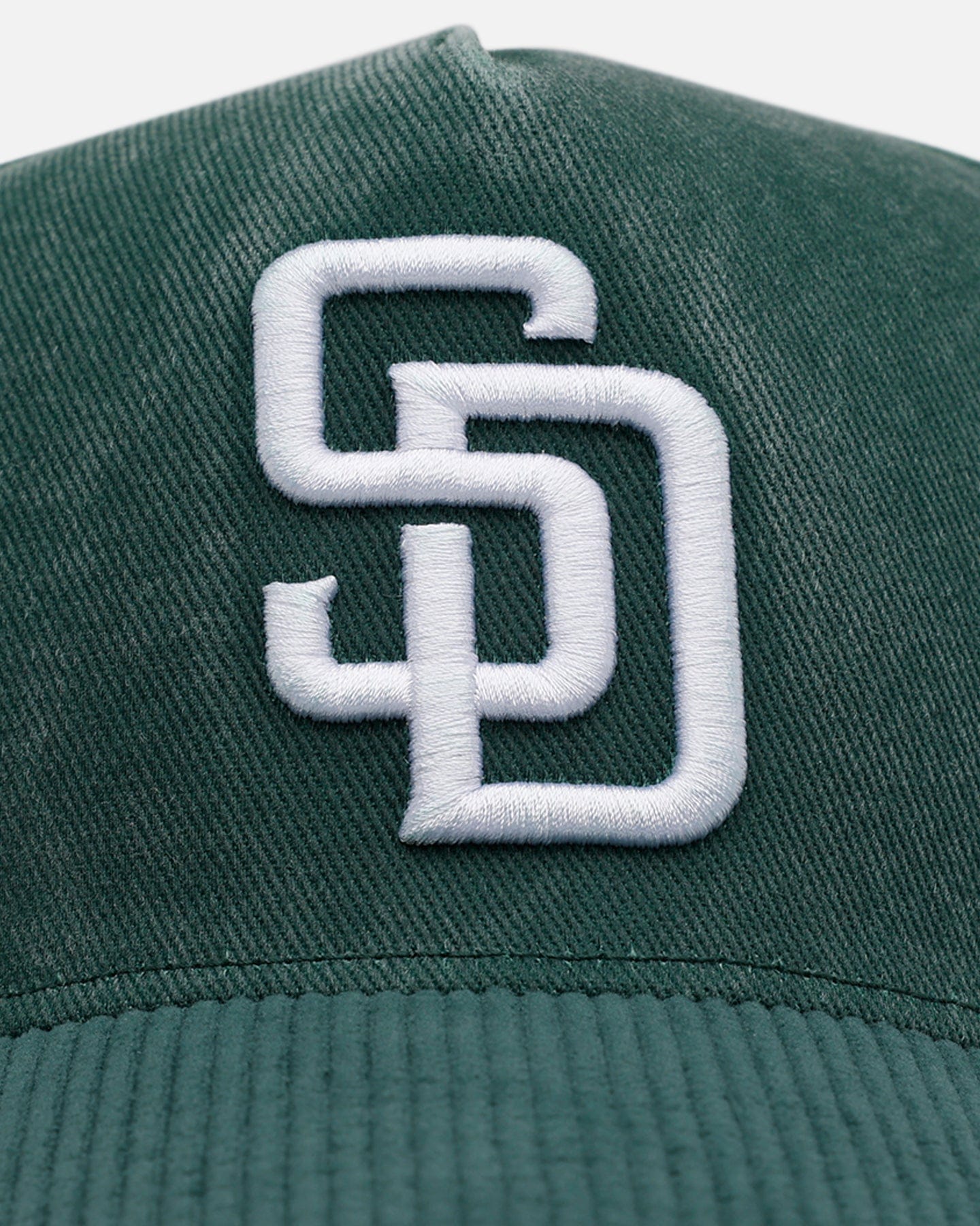 47 Brand San Diego Padres Apollo Cord Dark Green 47 Offside Snapback Dark Green