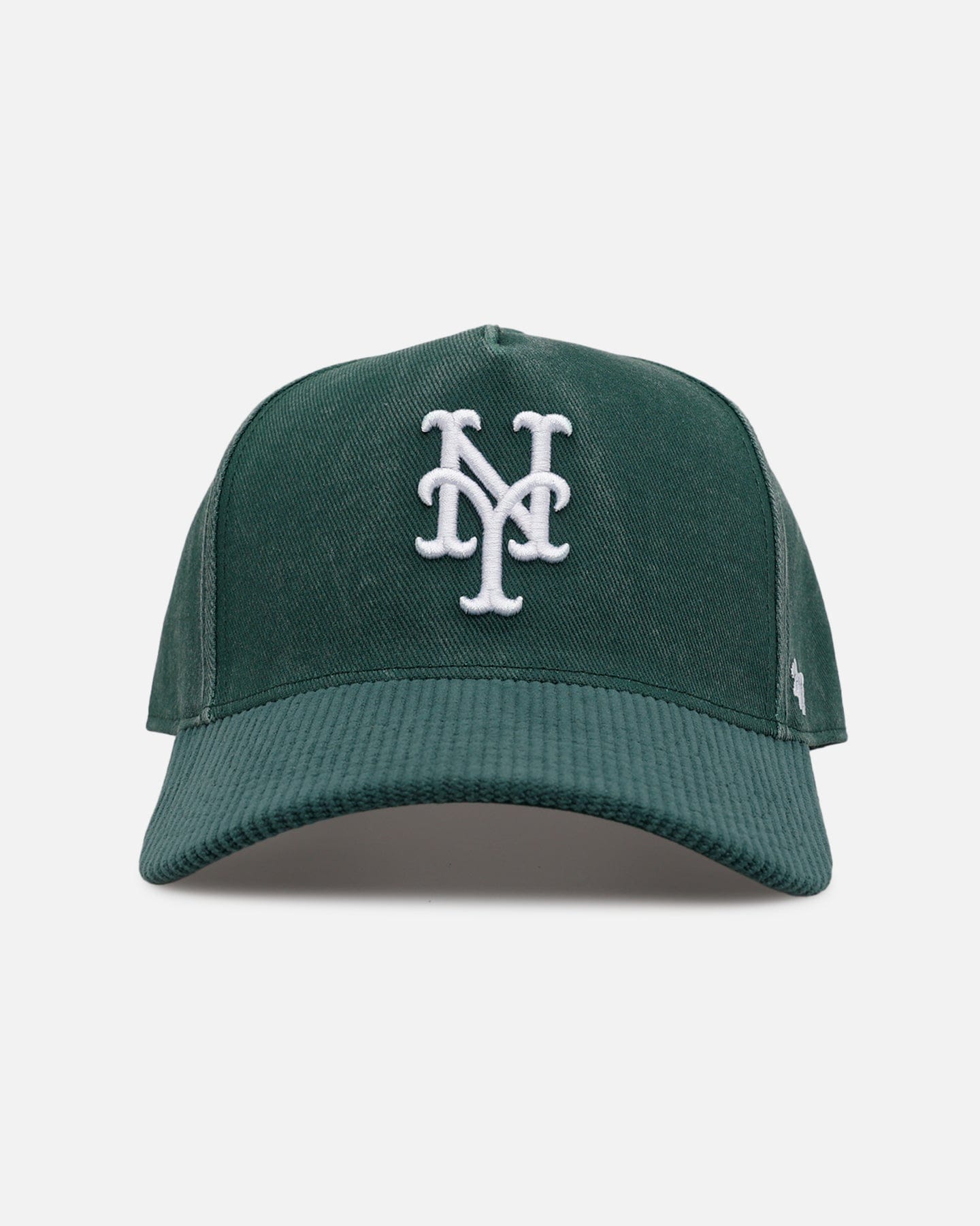 47 Brand New York Mets Apollo Cord Dark Green 47 Offside Snapback Dark Green