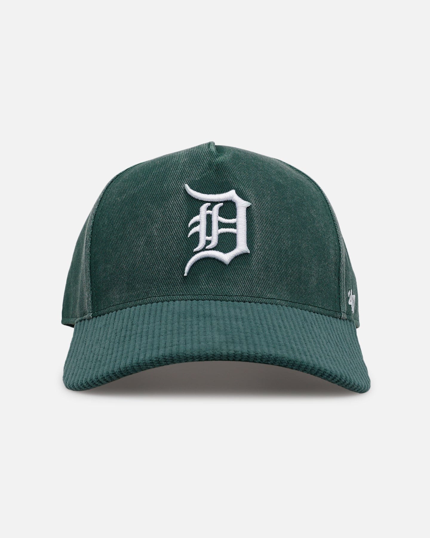 47 Brand Detroit Tigers Apollo Cord Dark Green 47 Offside Snapback Dark Green