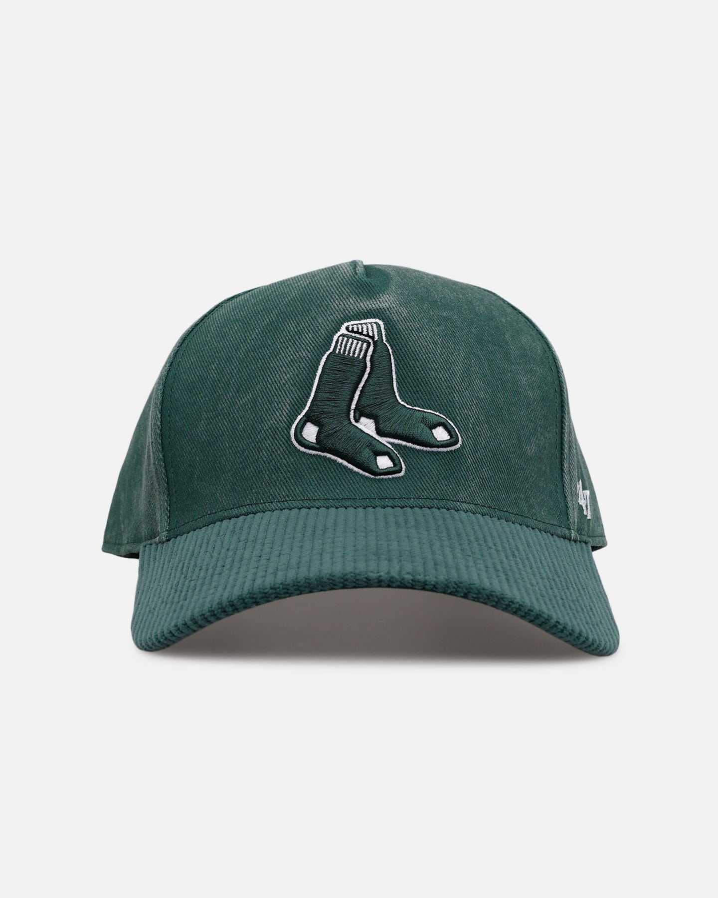 47 Brand Boston Red Sox Apollo Cord Dark Green 47 Offside Snapback Dark Green
