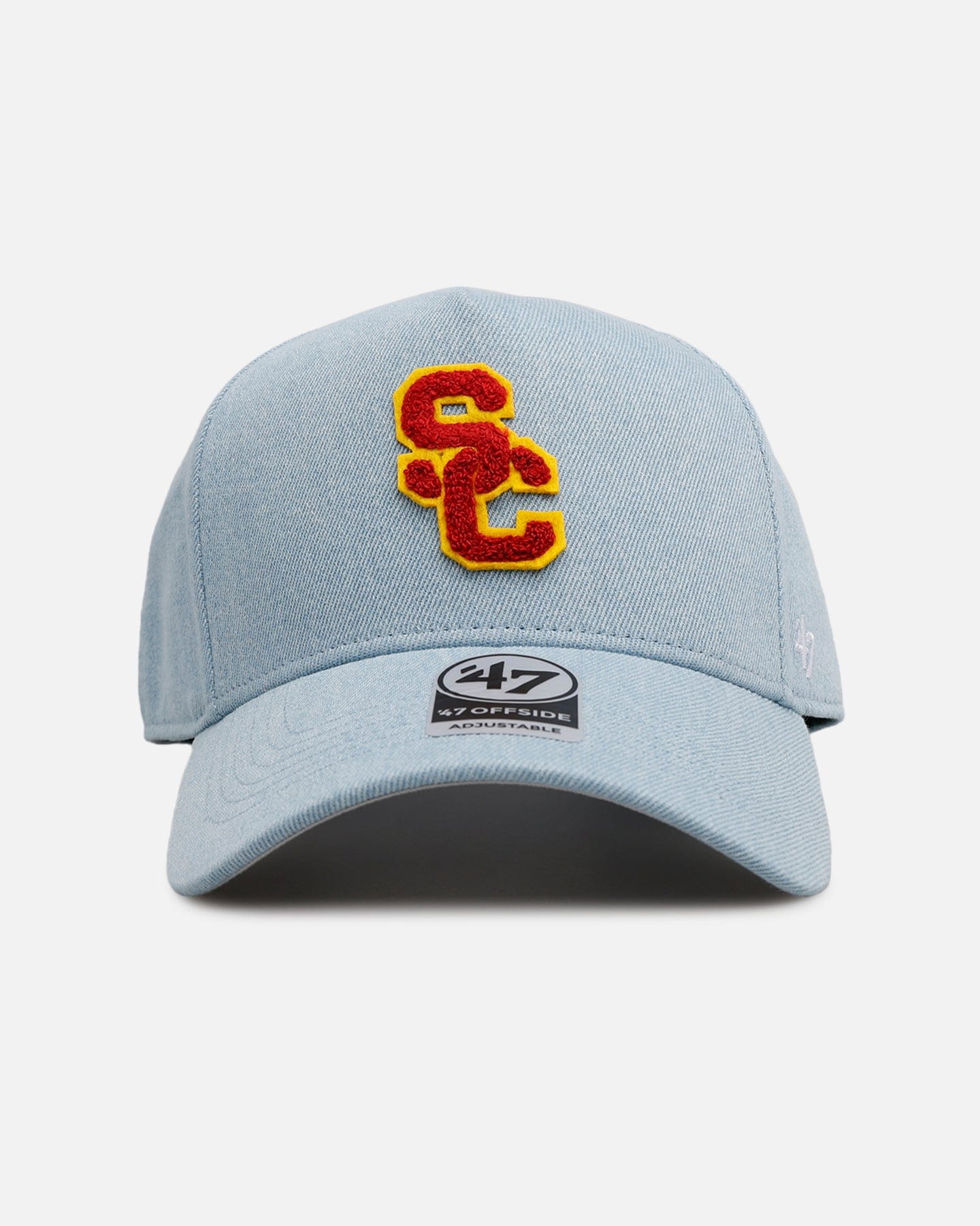 47 Brand USC Trojans Denim Chenille 47 Offside Snapback Denim