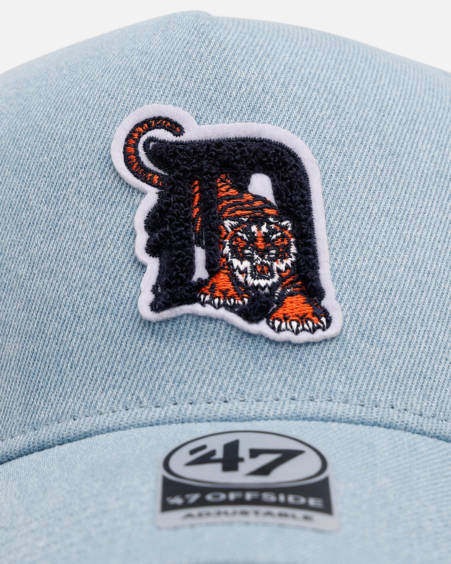 47 Brand Detroit Tigers Denim Chenille 47 Offside Snapback Denim