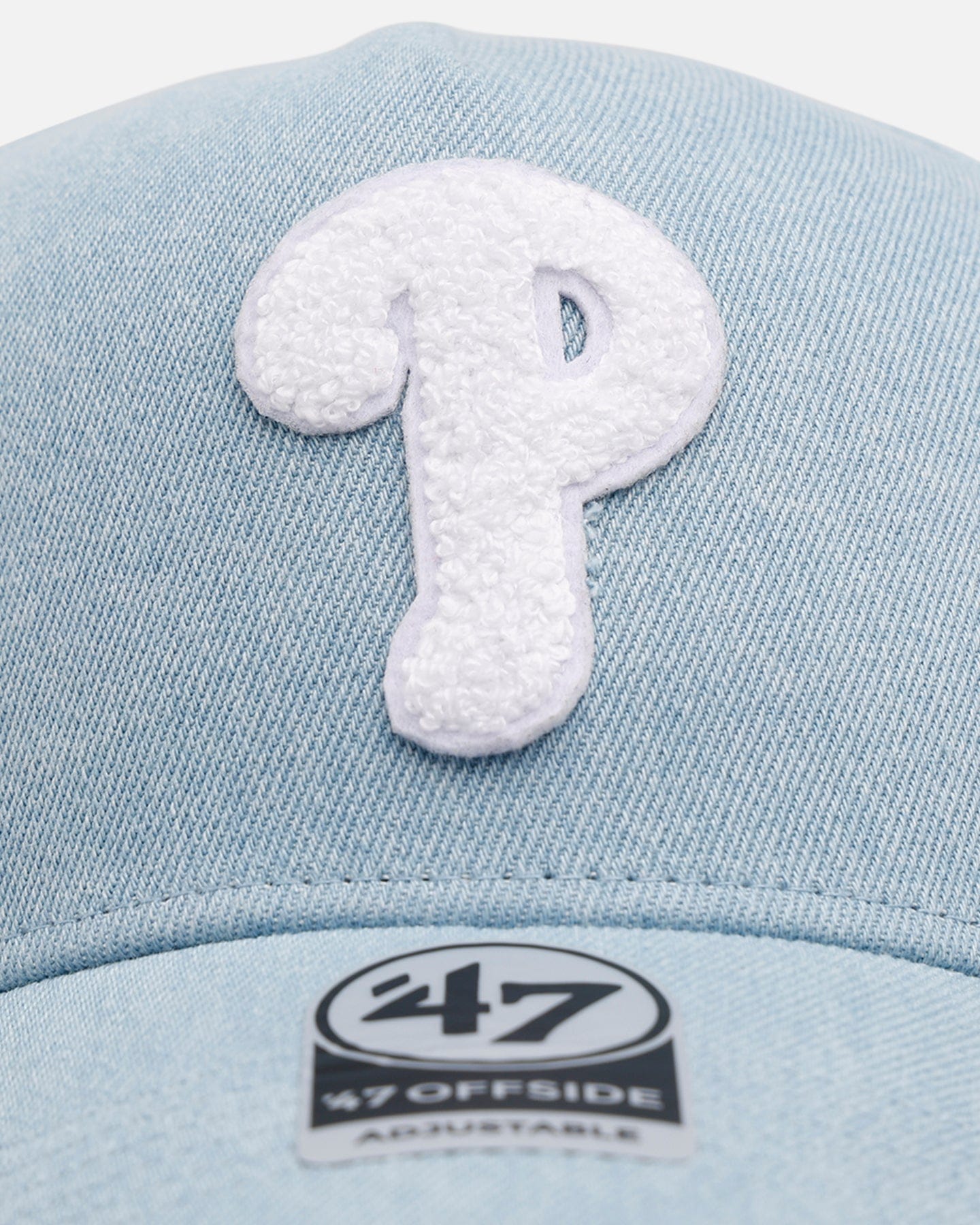 47 Brand Philadelphia Phillies Denim Chenille 47 Offside Snapback Denim
