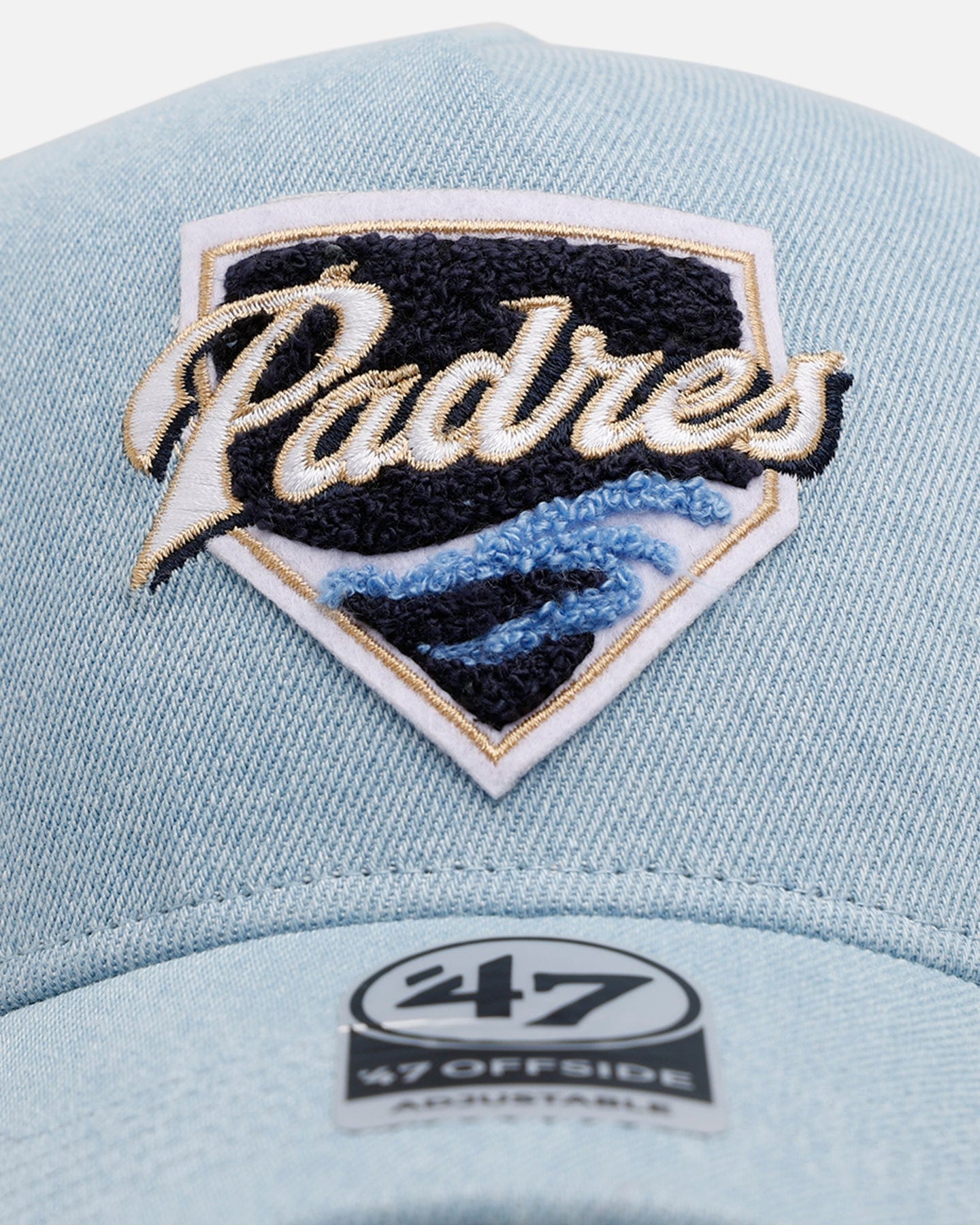 47 Brand San Diego Padres Denim Chenille 47 Offside Snapback Denim