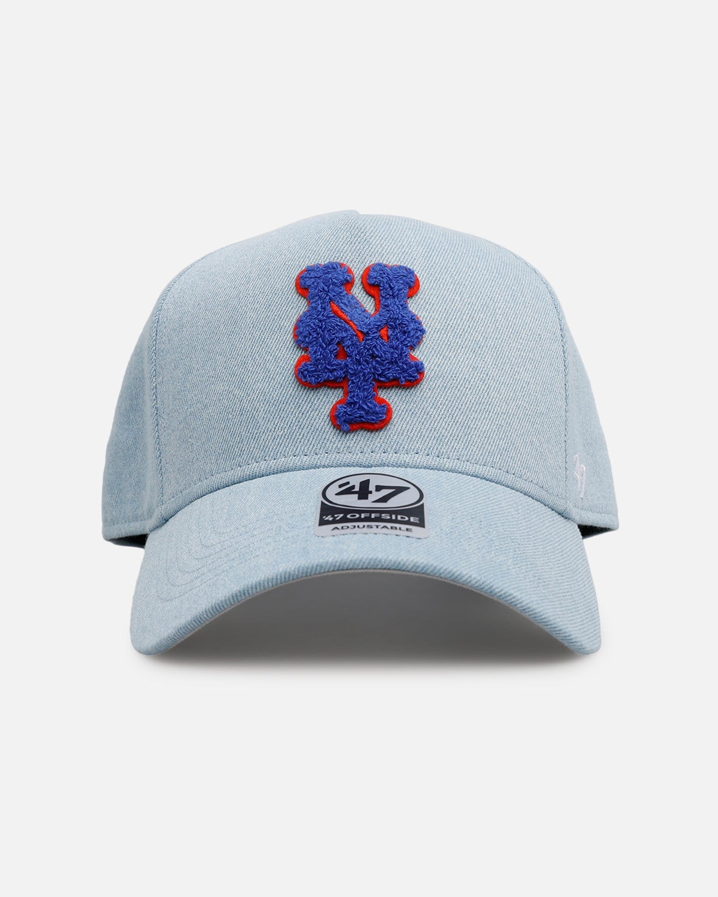 47 Brand New York Mets Denim Chenille 47 Offside Snapback Denim