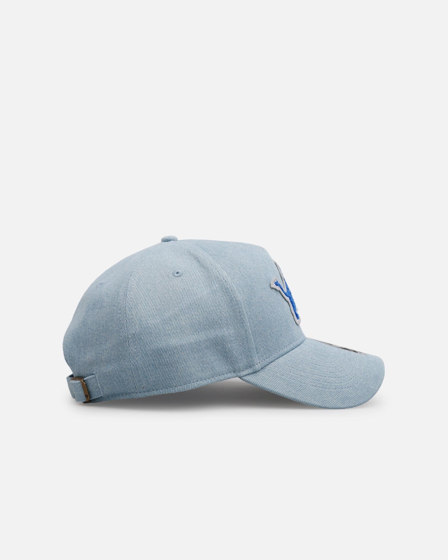 47 Brand Detroit Lions Denim Chenille 47 Offside Strapback Denim