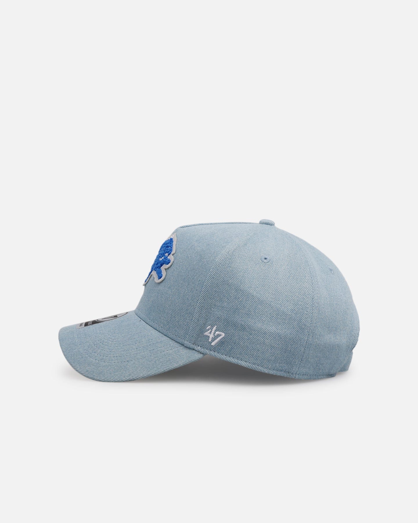 47 Brand Detroit Lions Denim Chenille 47 Offside Strapback Denim