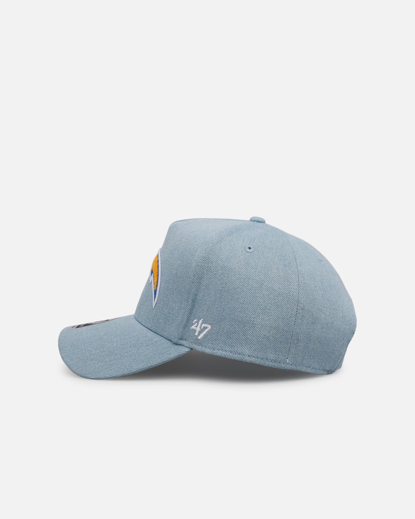 47 Brand Los Angeles Chargers Denim Chenille 47 Offside Strapback Denim