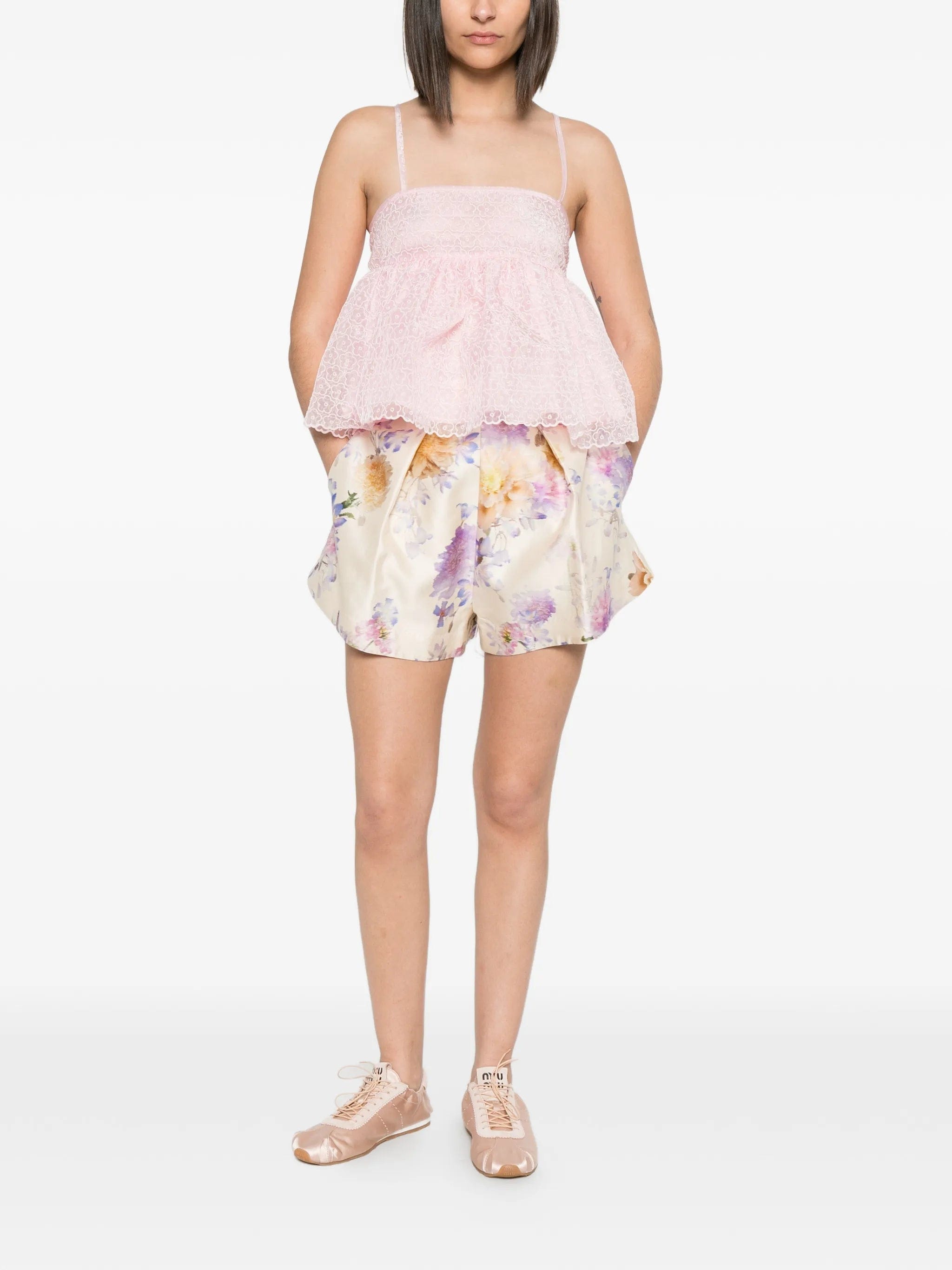 Cecilie Bahnsen Selena floral - embroidery blouse