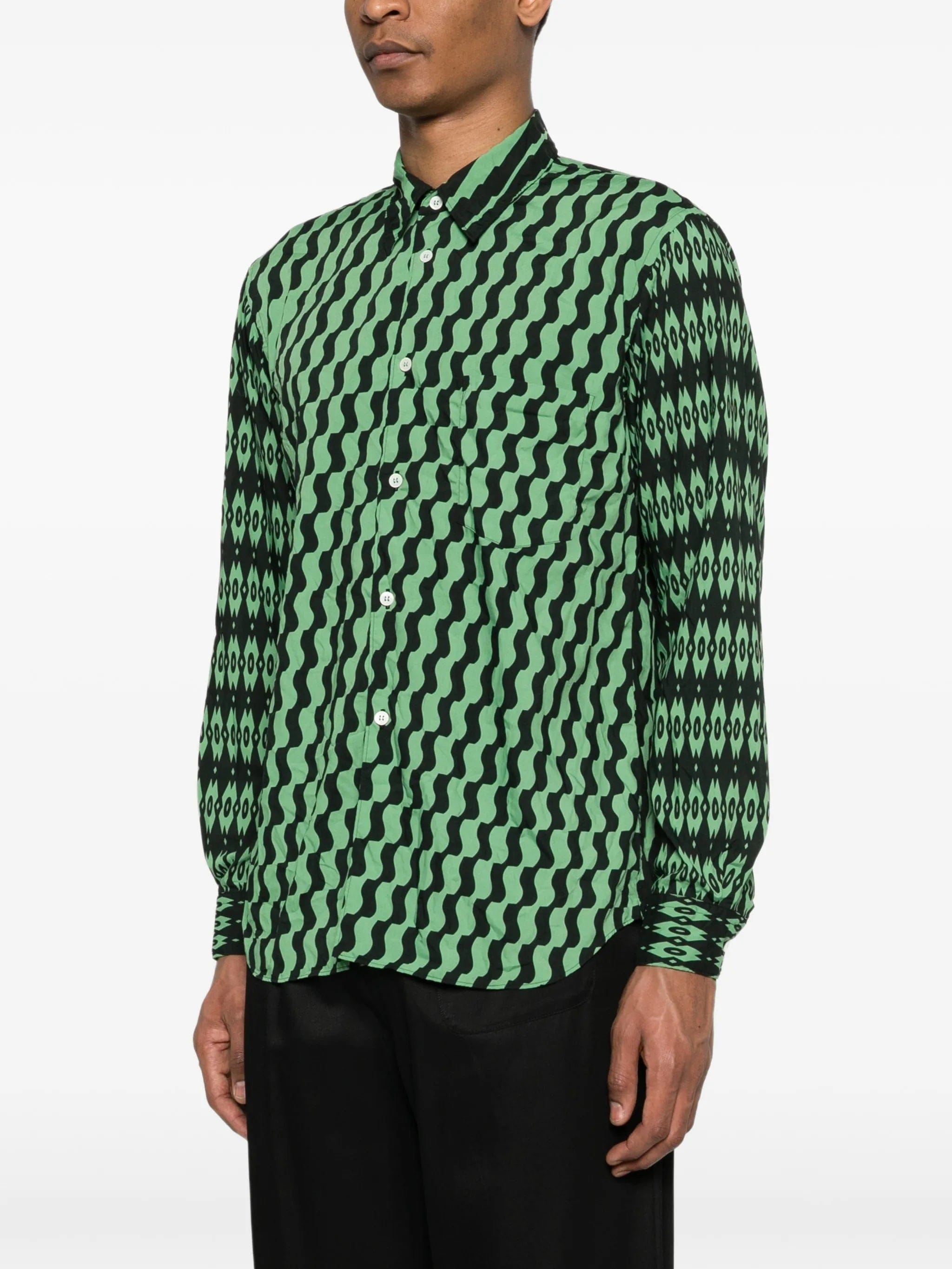 Comme des Garçons Homme Plus printed shirt
