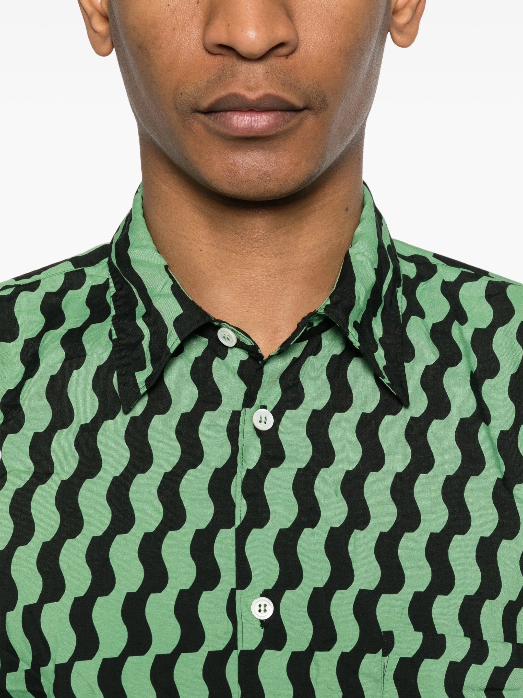 Comme des Garçons Homme Plus printed shirt