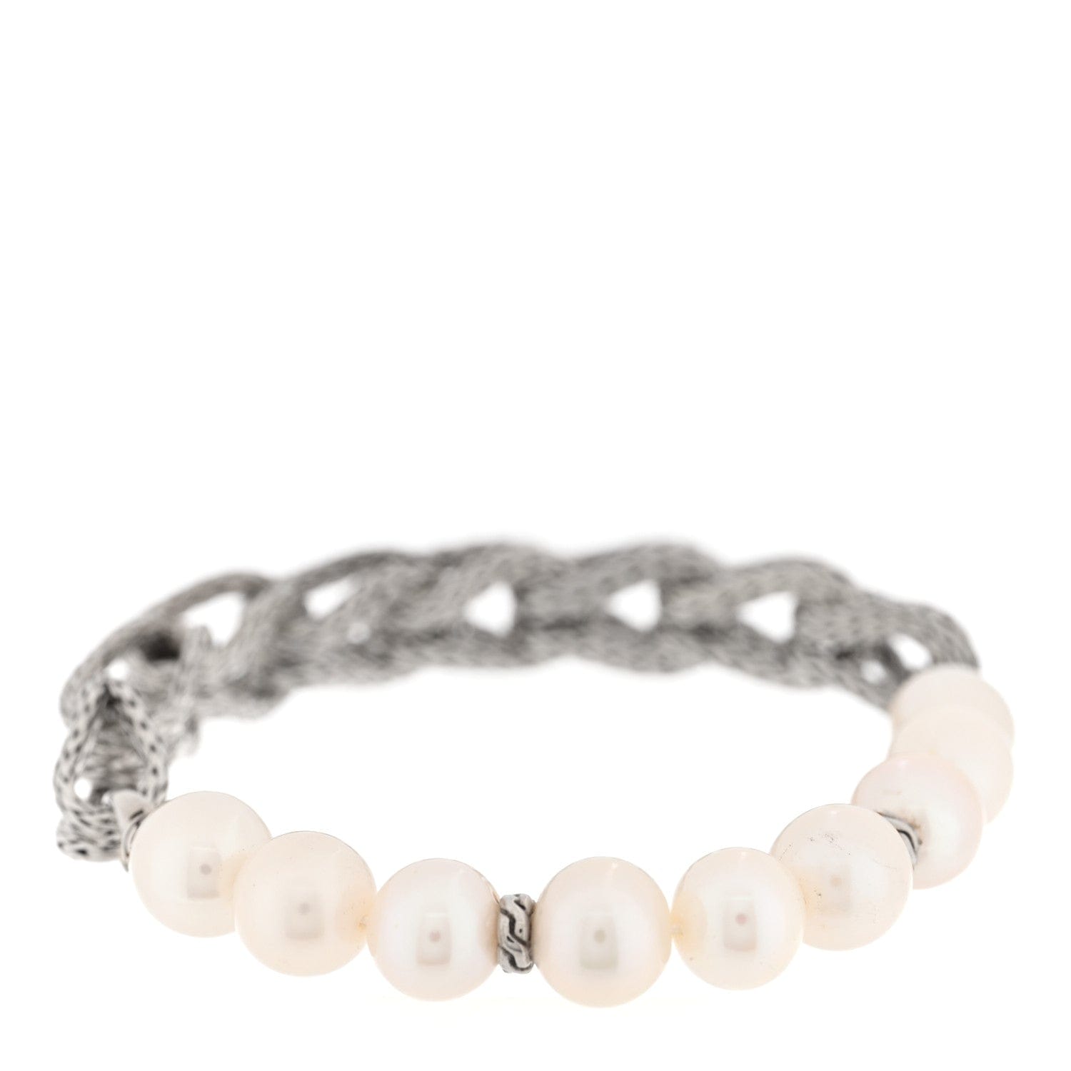 John Hardy Sterling Silver 10.5 mm Cultured Pearl Asli Surf Bracelet