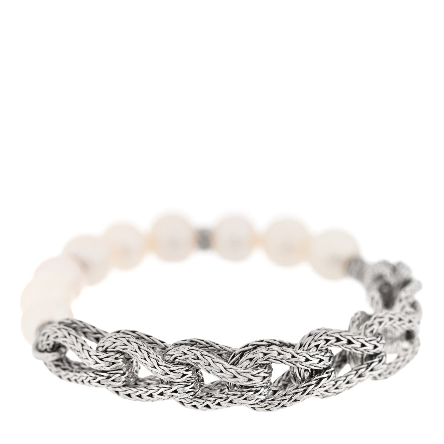 John Hardy Sterling Silver 10.5 mm Cultured Pearl Asli Surf Bracelet