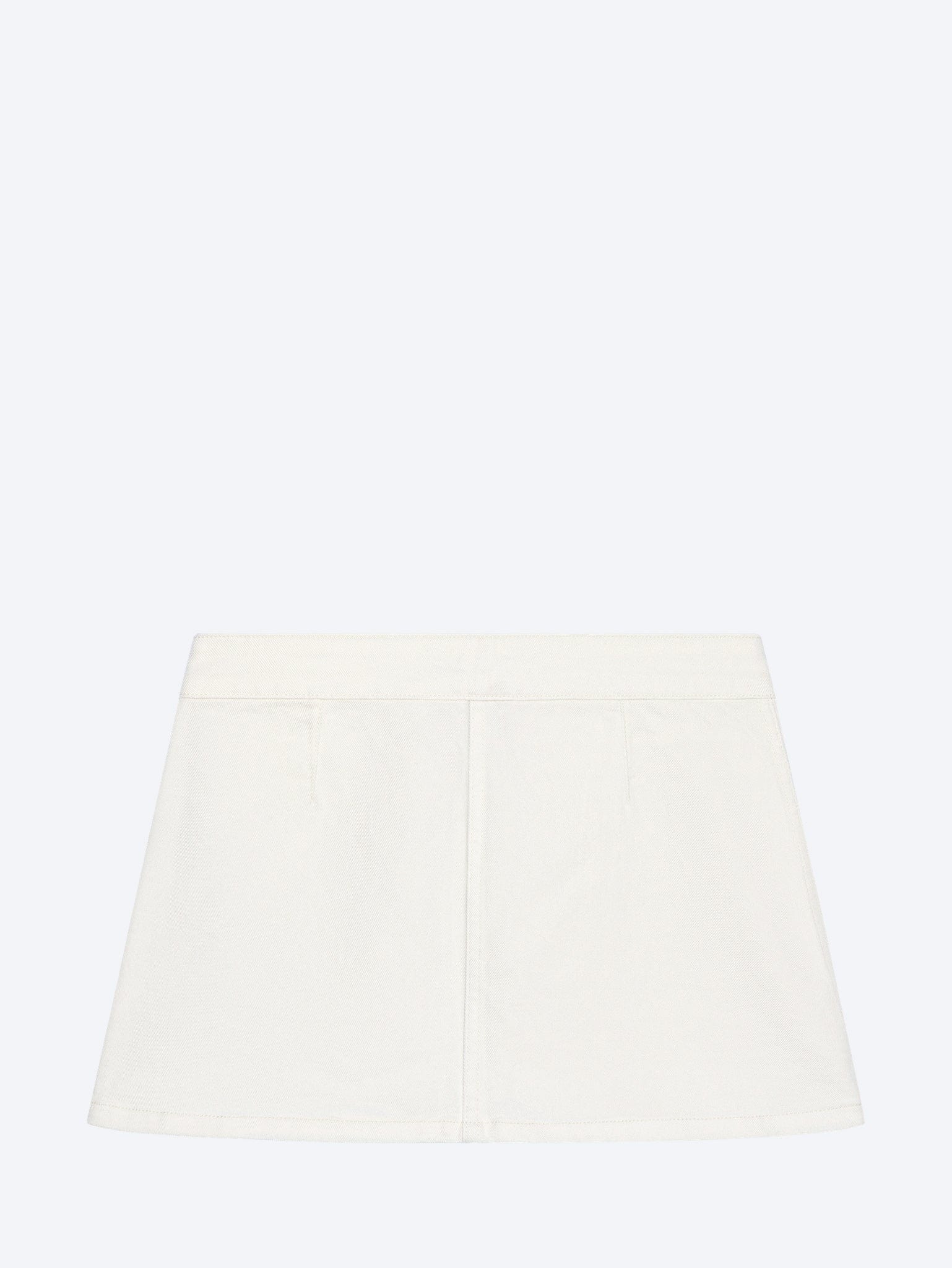 Courreges Two pockets denim mini skirt