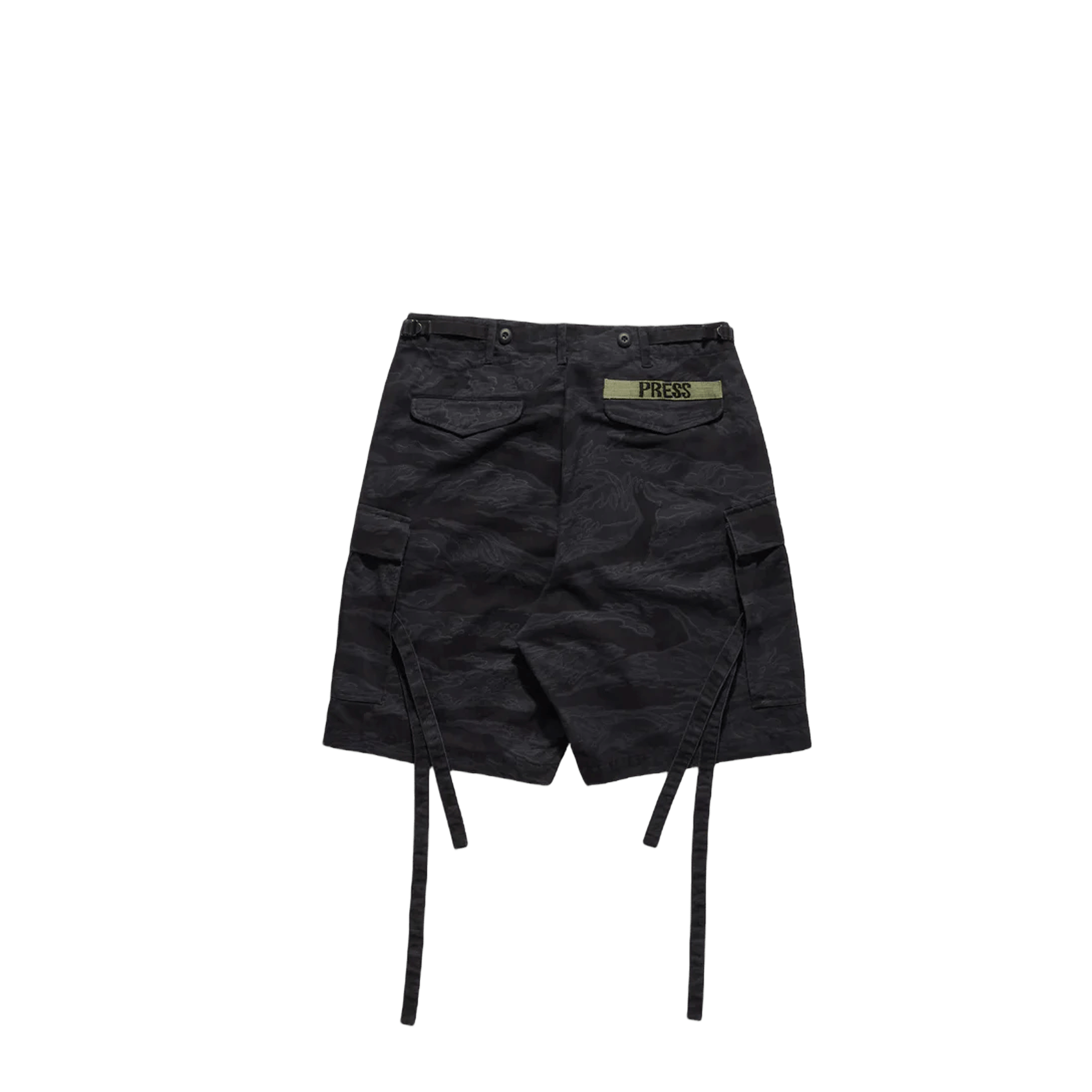 Maharishi Tigerstripe Loose Cargo Shorts Subdued Night