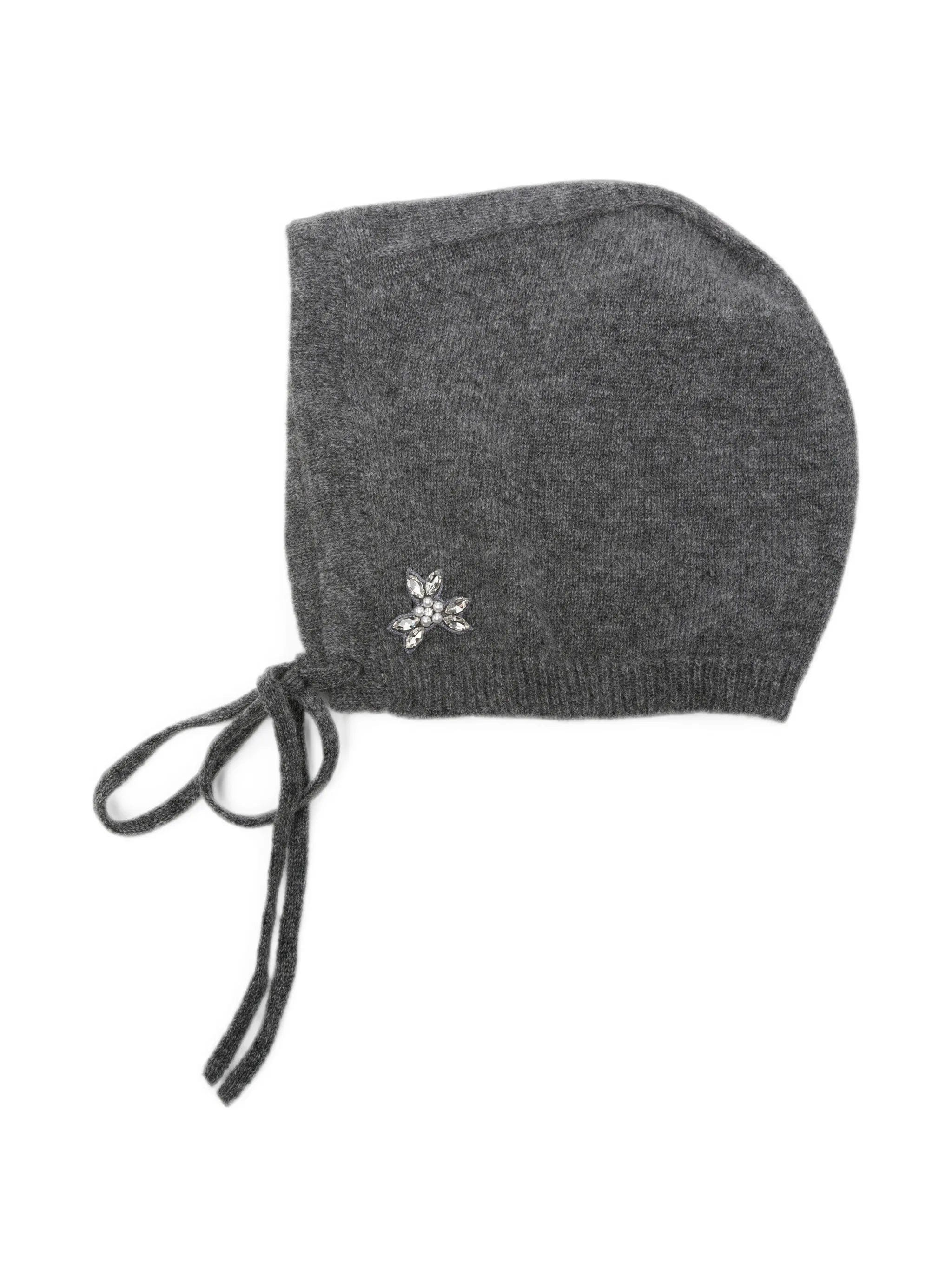 Simone Rocha embellished cashmere bonnet