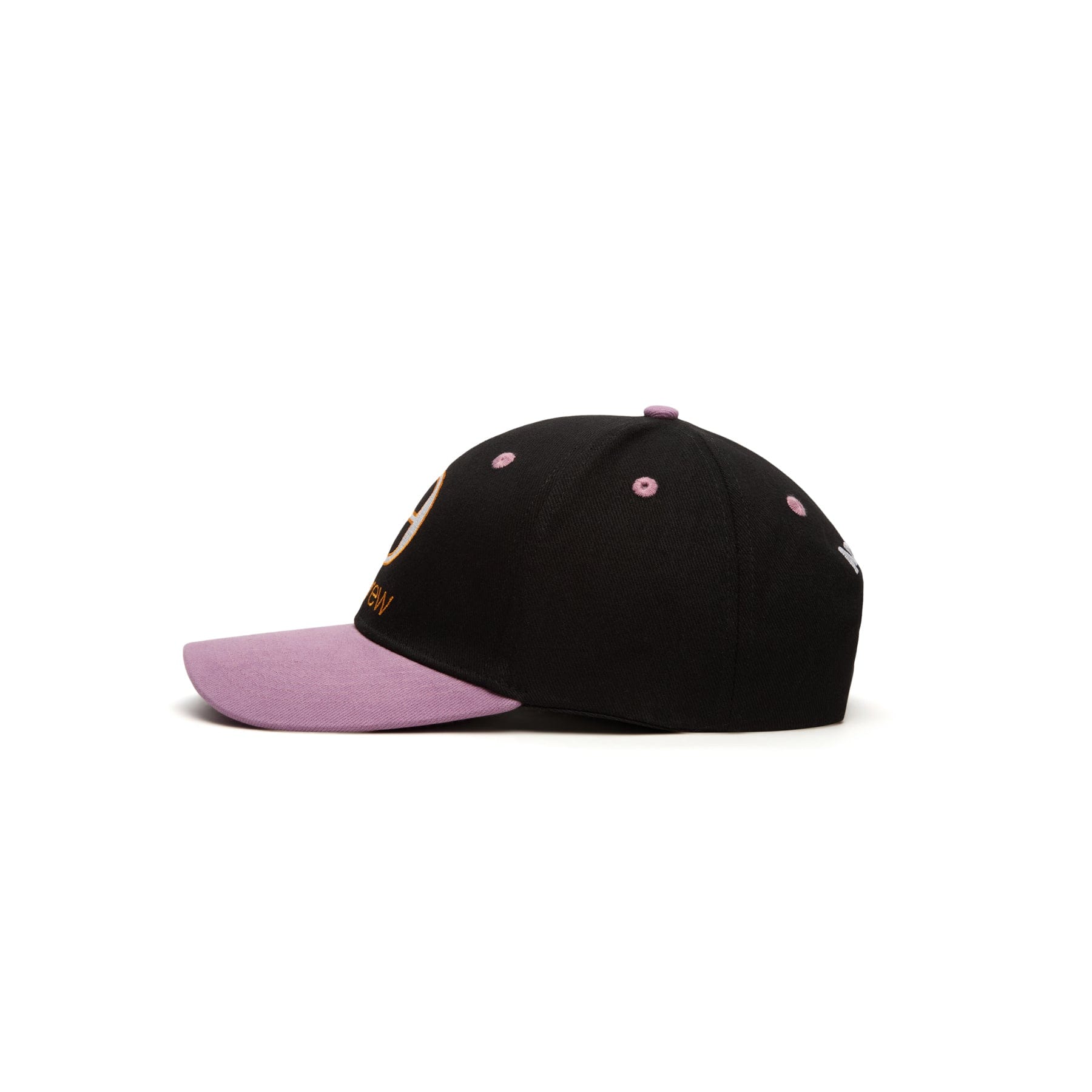 Andrew Lowercase 6 Panel Dad Hat (Black)
