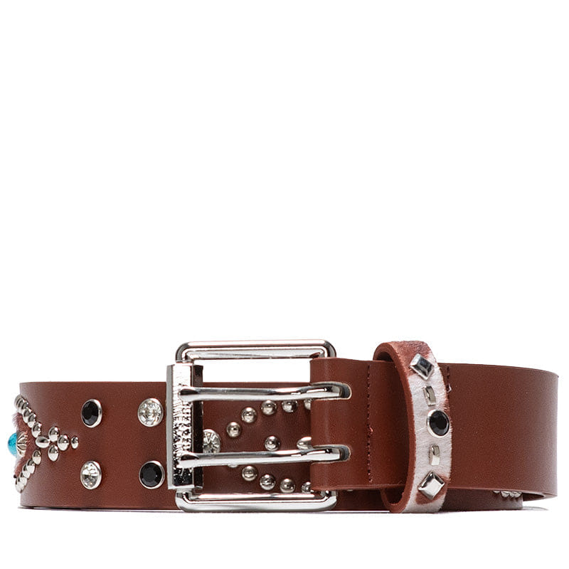 Homme Femme Passport Belt - Brown
