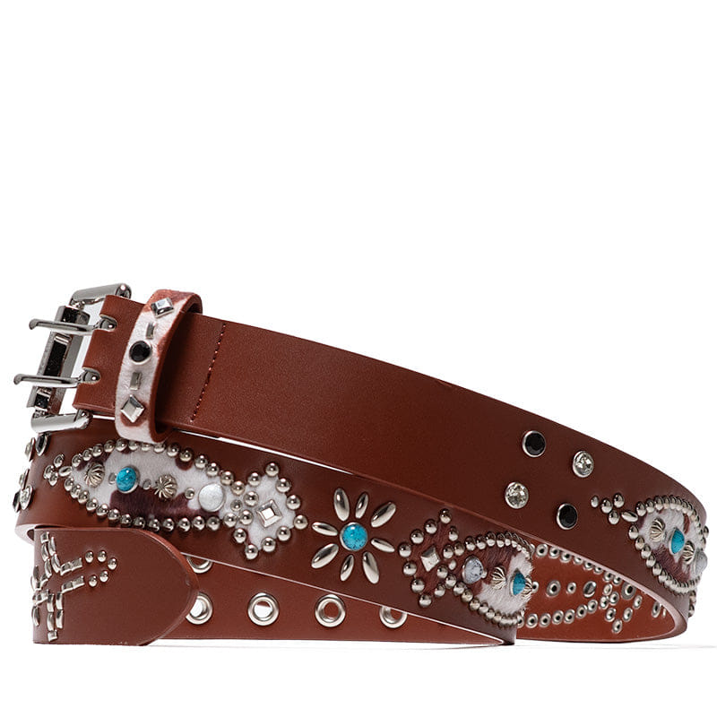 Homme Femme Passport Belt - Brown