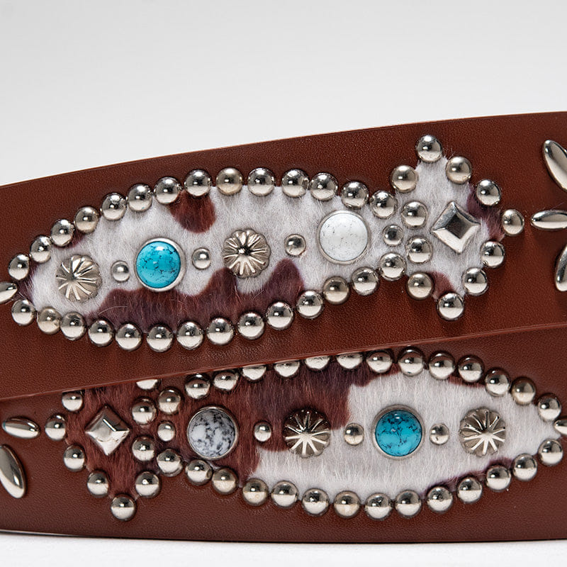 Homme Femme Passport Belt - Brown