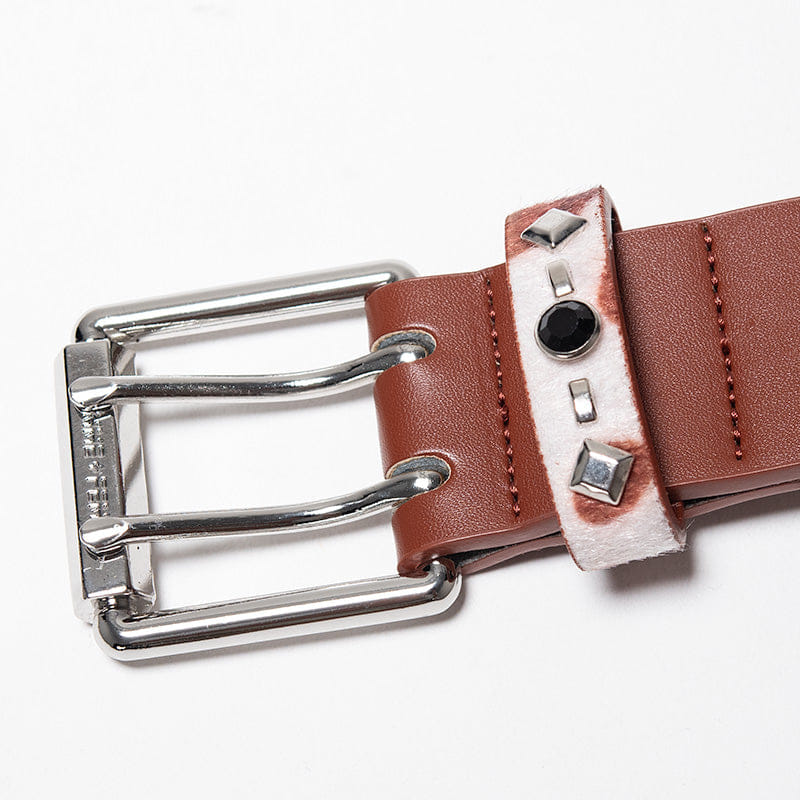 Homme Femme Passport Belt - Brown