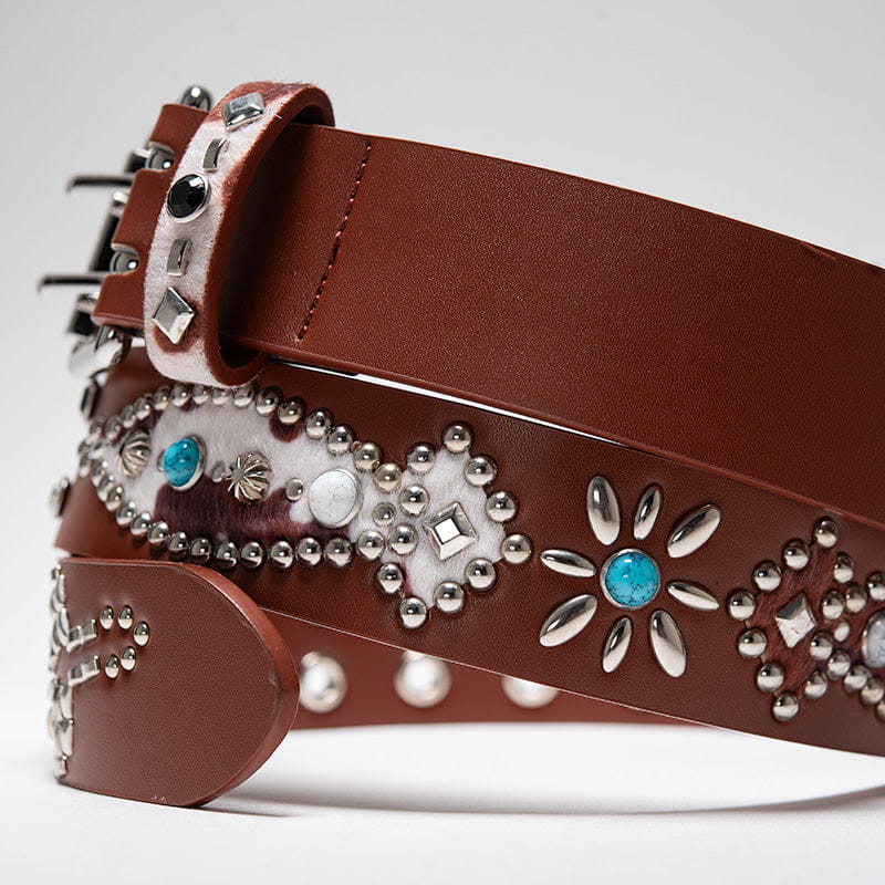 Homme Femme Passport Belt - Brown