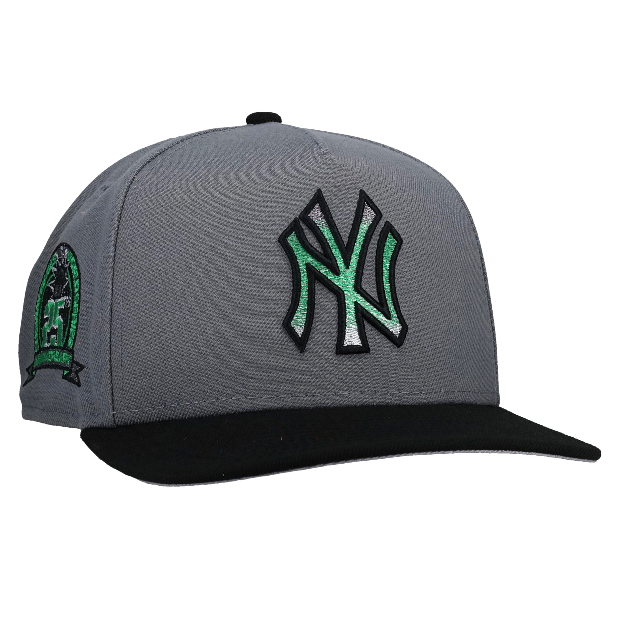New York Yankees 25th Anniversary Grey/Green Tint 9Fifty A Frame Snapback Hat
