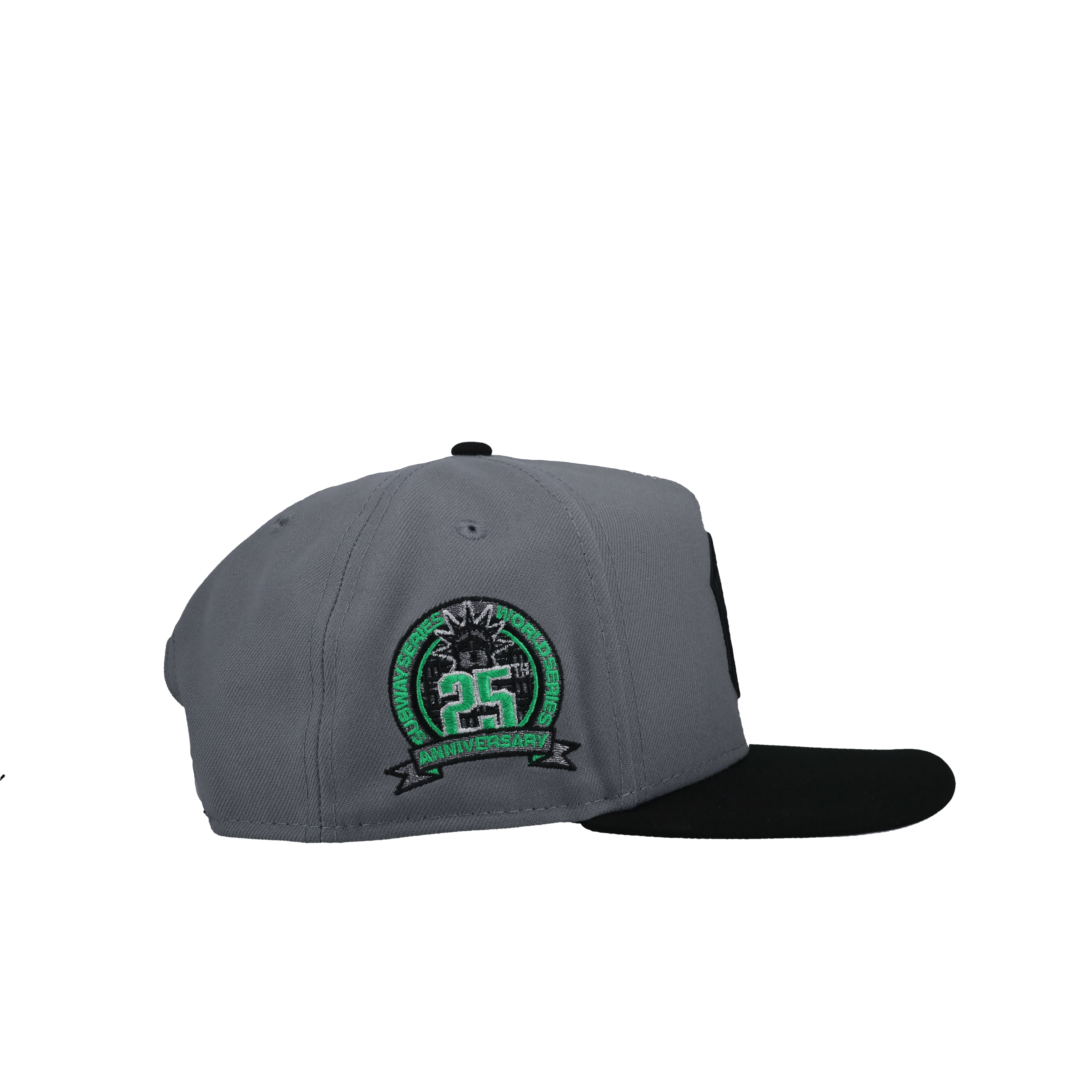 New York Yankees 25th Anniversary Grey/Green Tint 9Fifty A Frame Snapback Hat