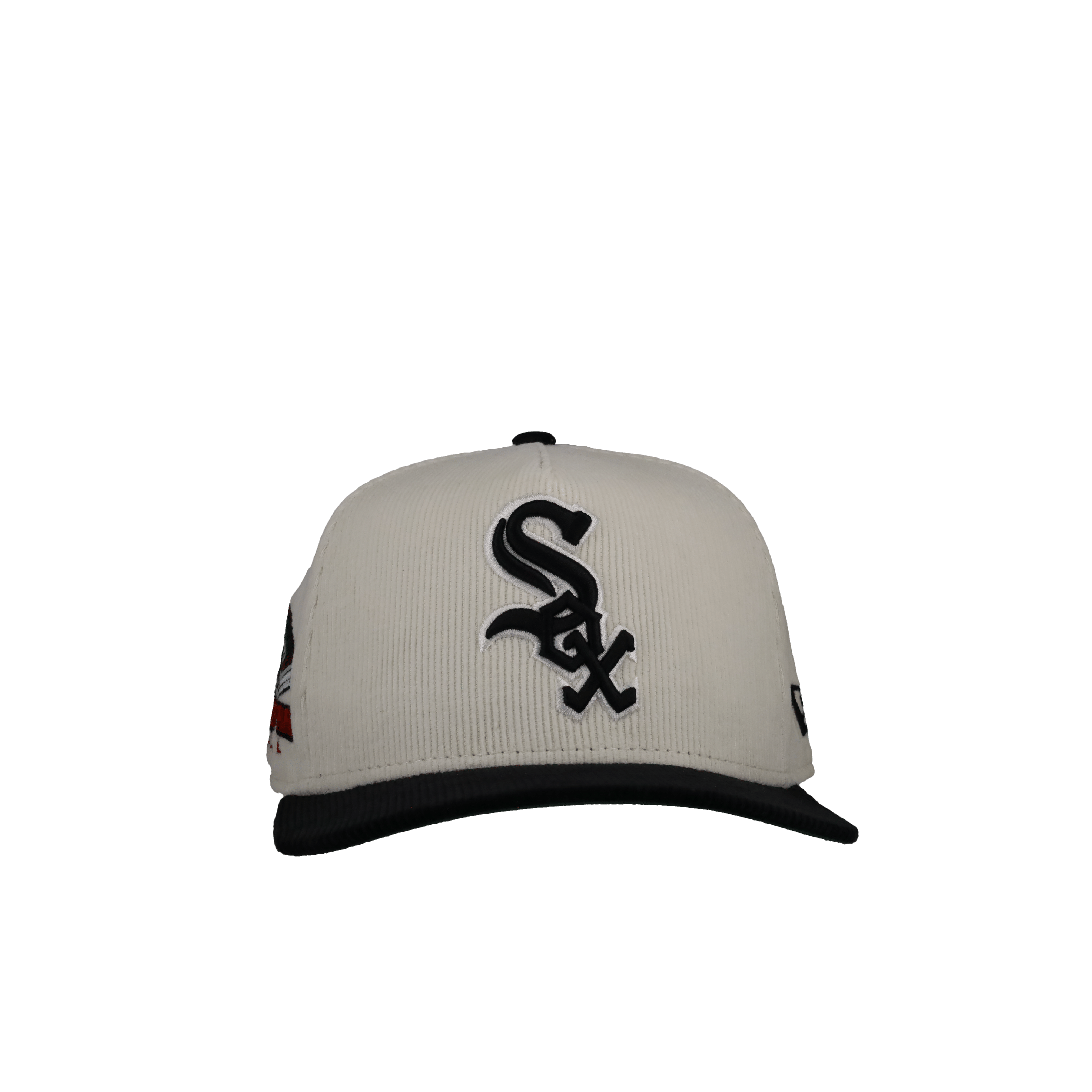 Chicago White Sox Comiskey Park Off white Corduroy/Black 9Fifty A Frame Snapback Hat