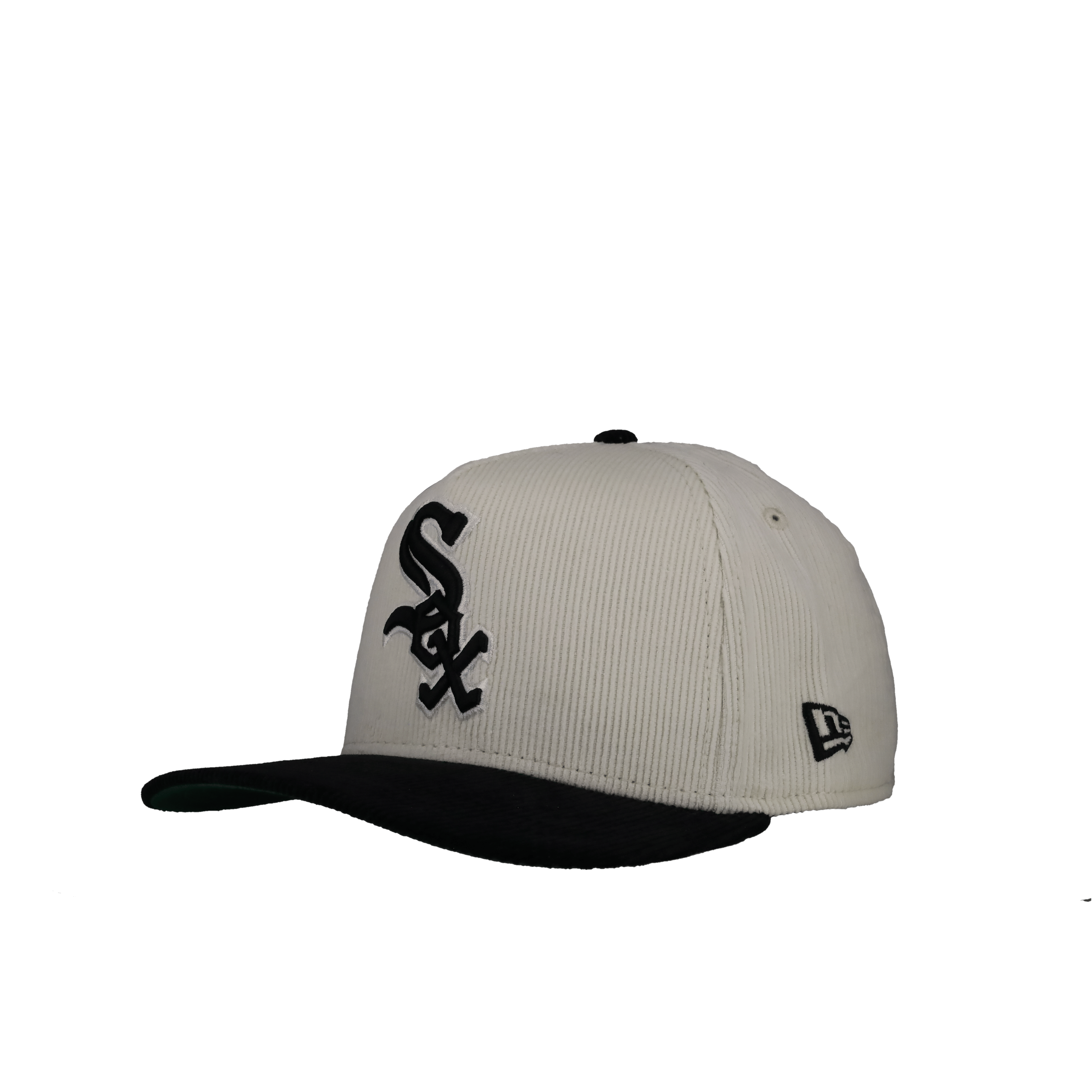 Chicago White Sox Comiskey Park Off white Corduroy/Black 9Fifty A Frame Snapback Hat