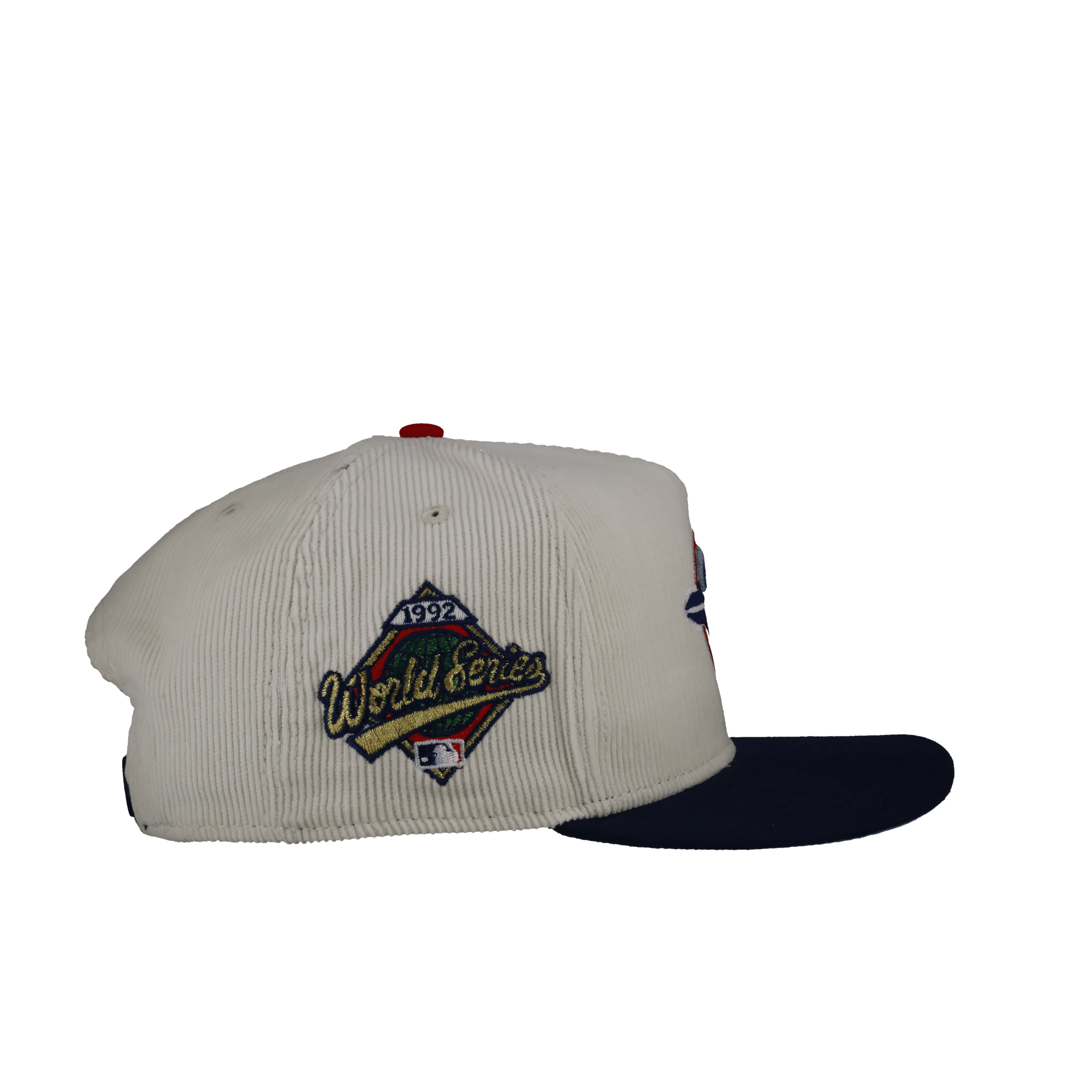Toronto Blue Jays 1992 WS Off White Corduroy/Navy 9Fifty A Frame Snapback Hat