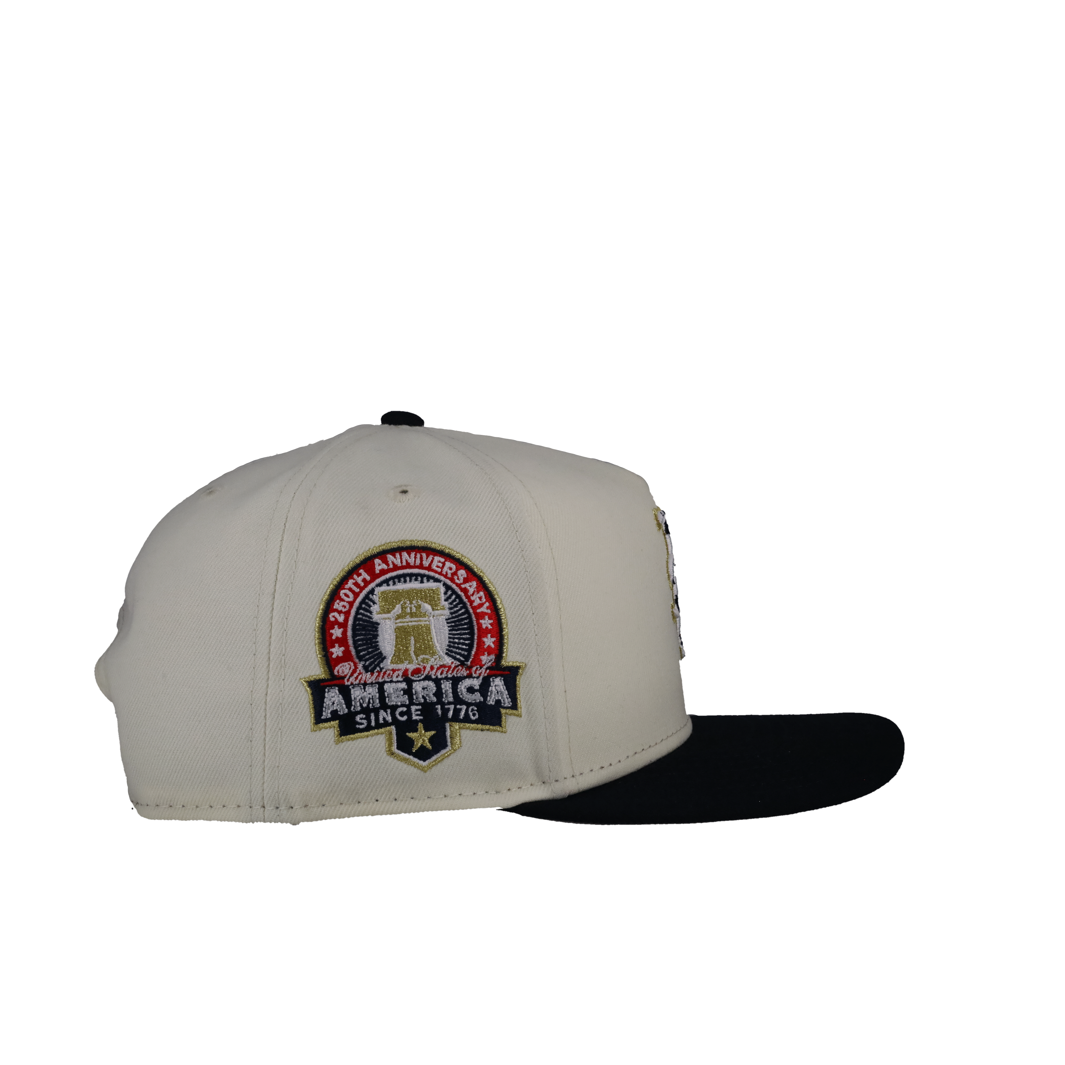 New York Mets Chrome USA Off White/Navy 9Fifty A Frame Snapback Hat